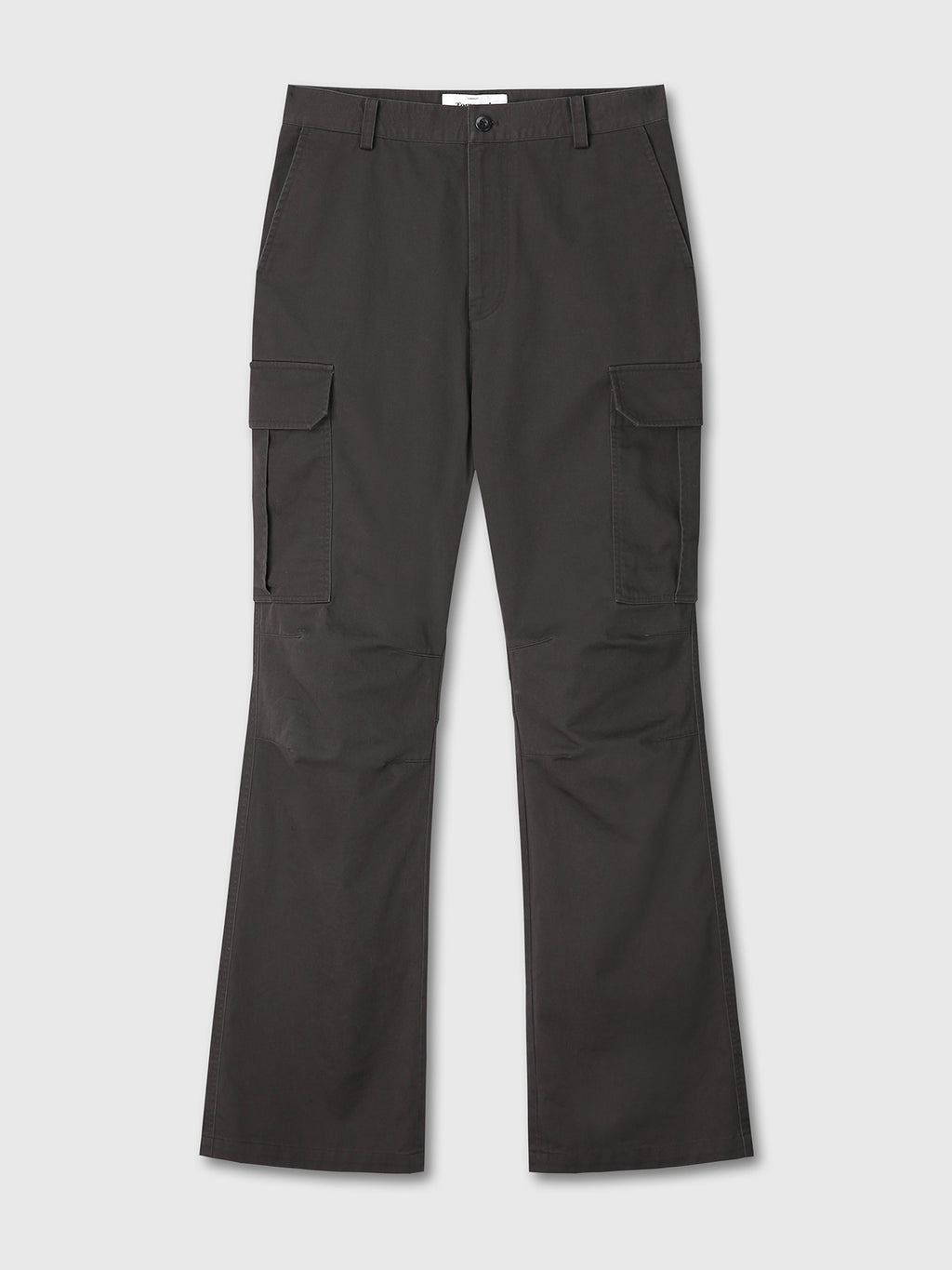 Tonywack - Washed Cotton Loose Flared Cargo Pants (Ebony) product image 6 | TRAB K-Fashion Australia
