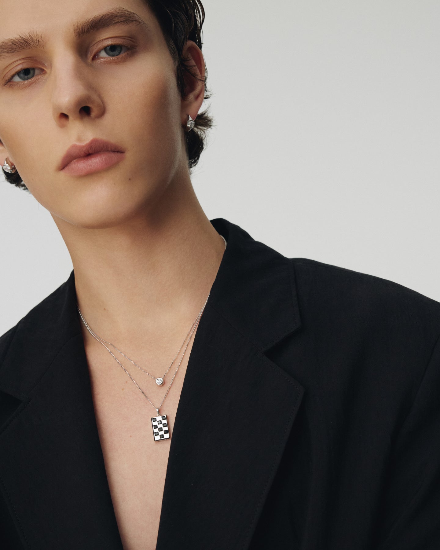 Numbering - Bezel Set Solitaire Pendant Necklace #3702 product image 5 | TRAB K-Fashion Australia