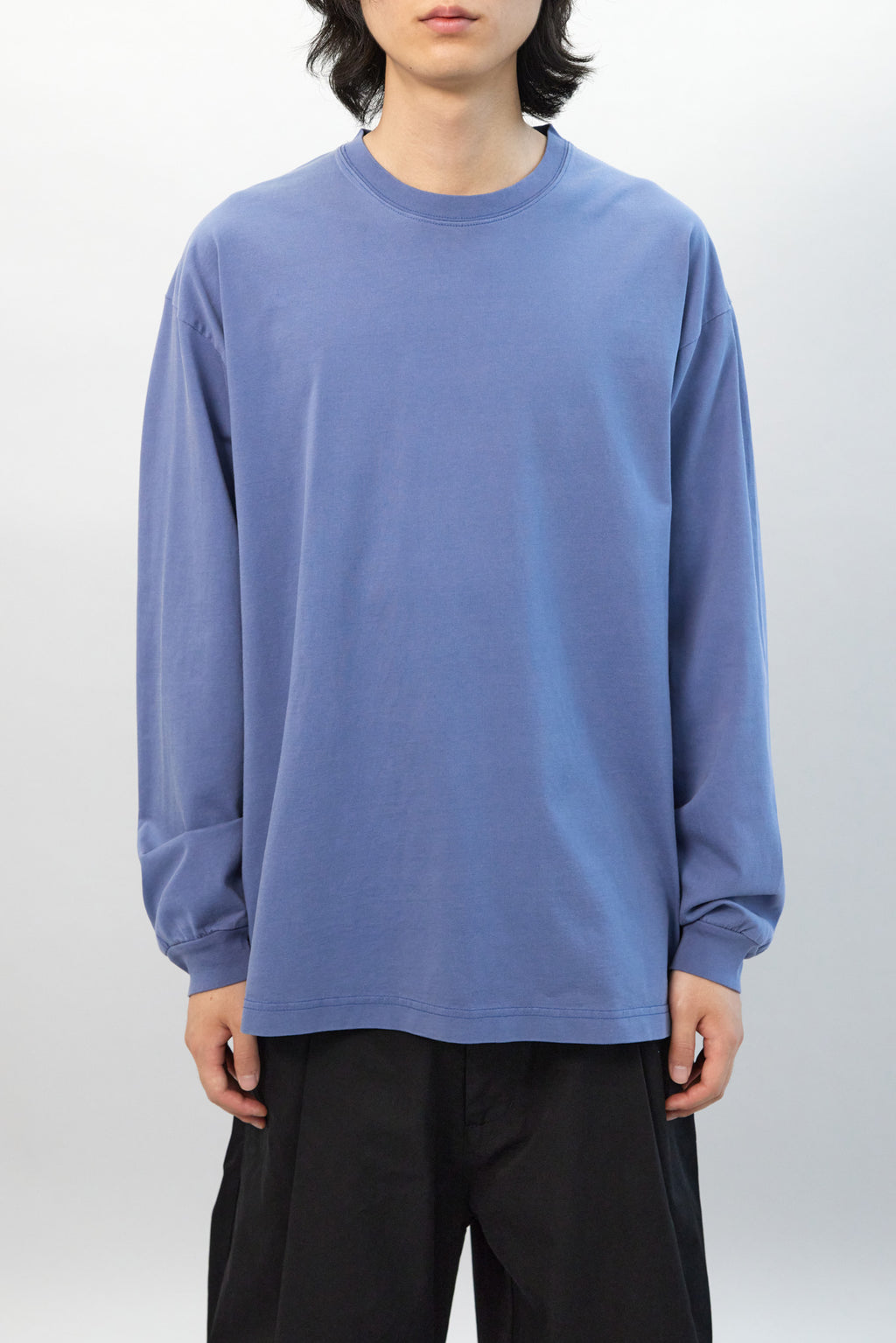 Hatchingroom - Layering T-shirt Bleached (Blue) product image 8 | TRAB K-Fashion Australia