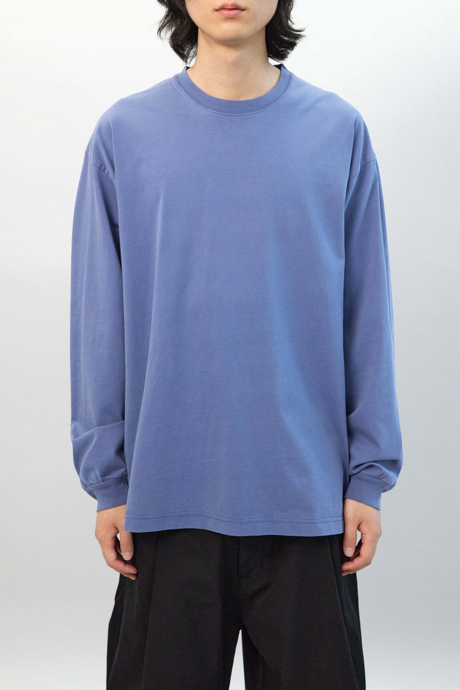 Hatchingroom - Layering T-shirt Bleached (Blue) product image 8 | TRAB K-Fashion Australia