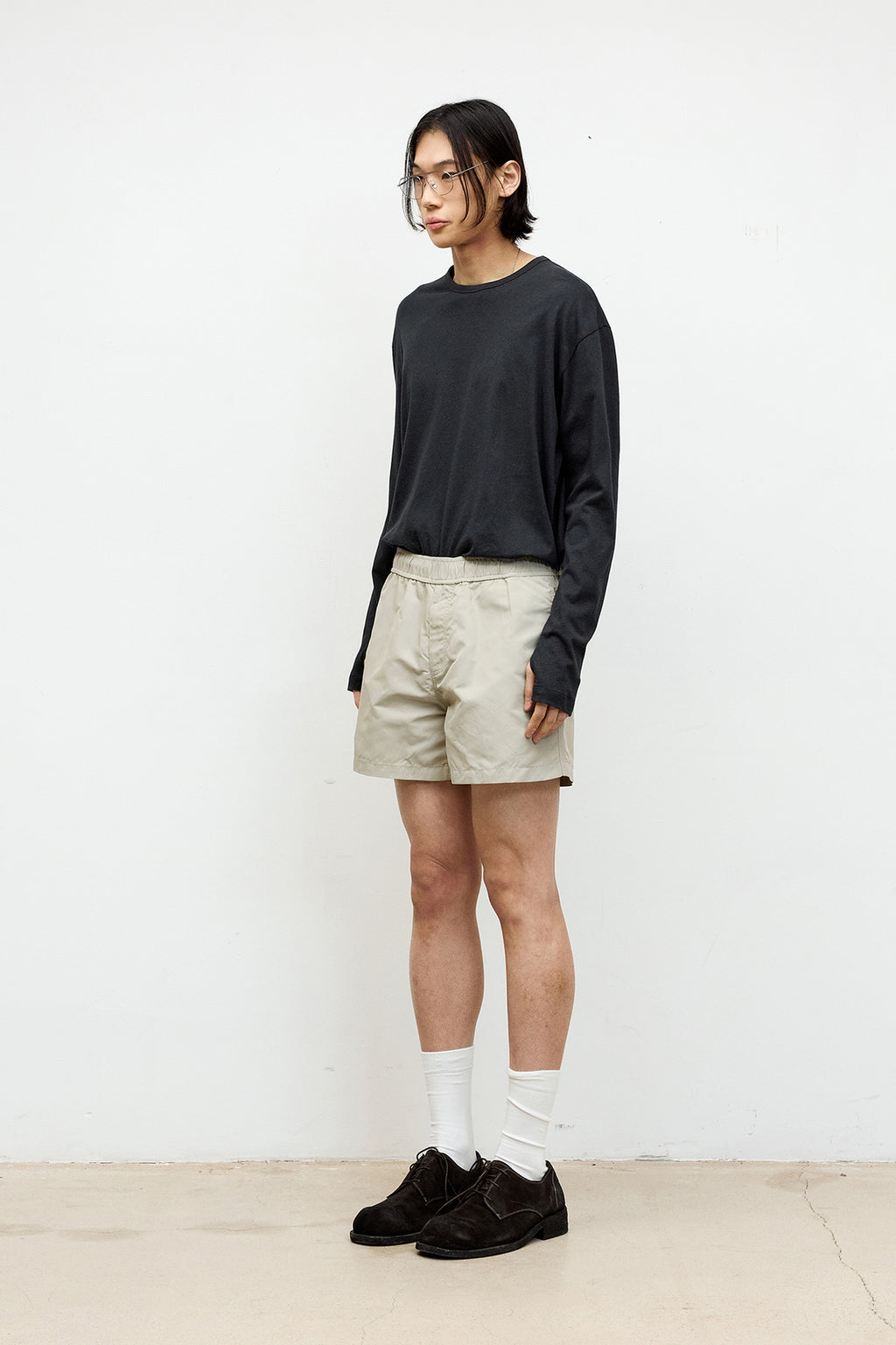 Coor - Lightweight Fingerhole Long Sleeve (Black) product image 3 | TRAB K-Fashion Australia