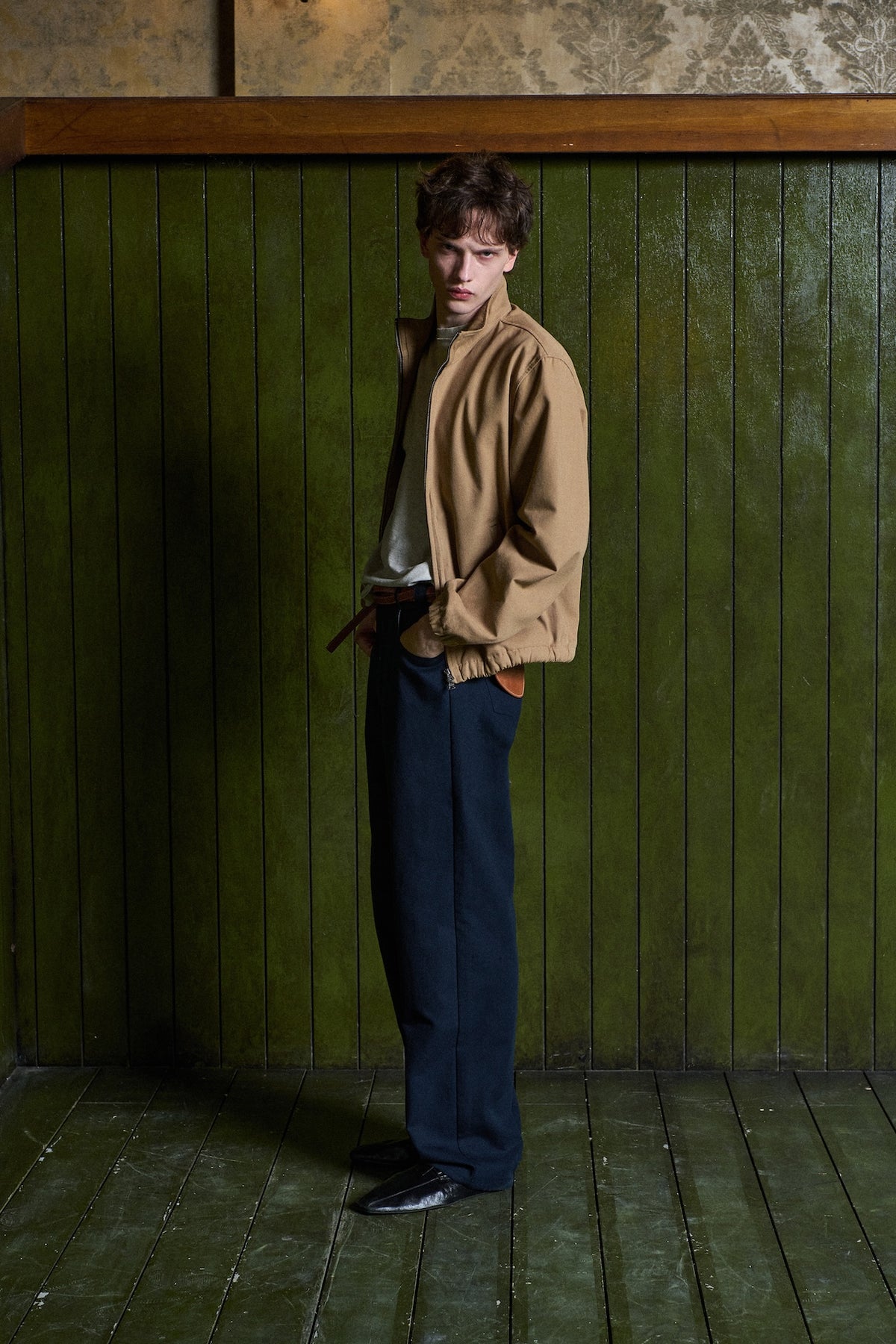 STU - Shift High-neck Jacket (Beige) product image 10 | TRAB K-Fashion Australia