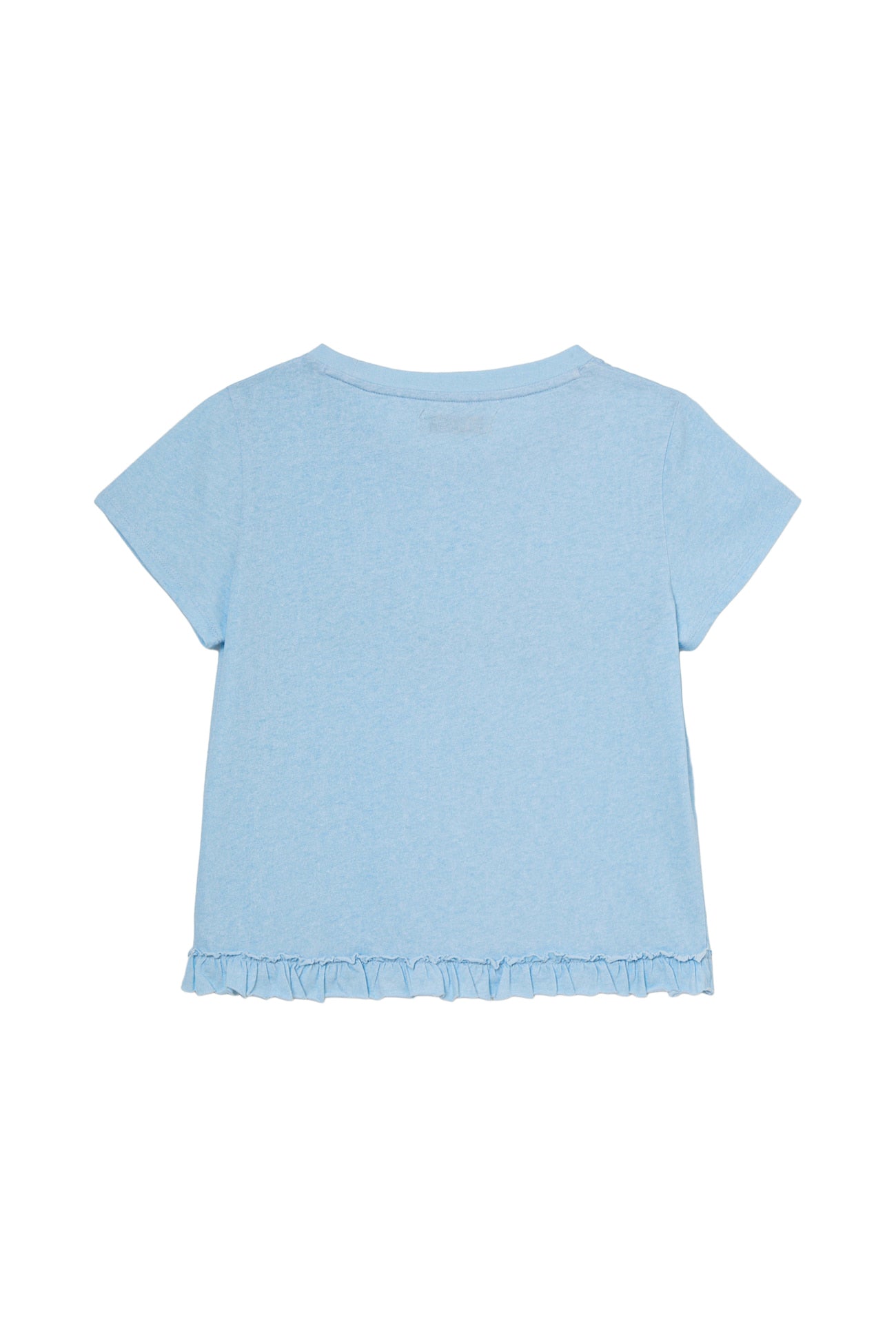 Deinet - Ruffle Washed T-Shirt (Light Blue) product image 2 | TRAB K-Fashion Australia