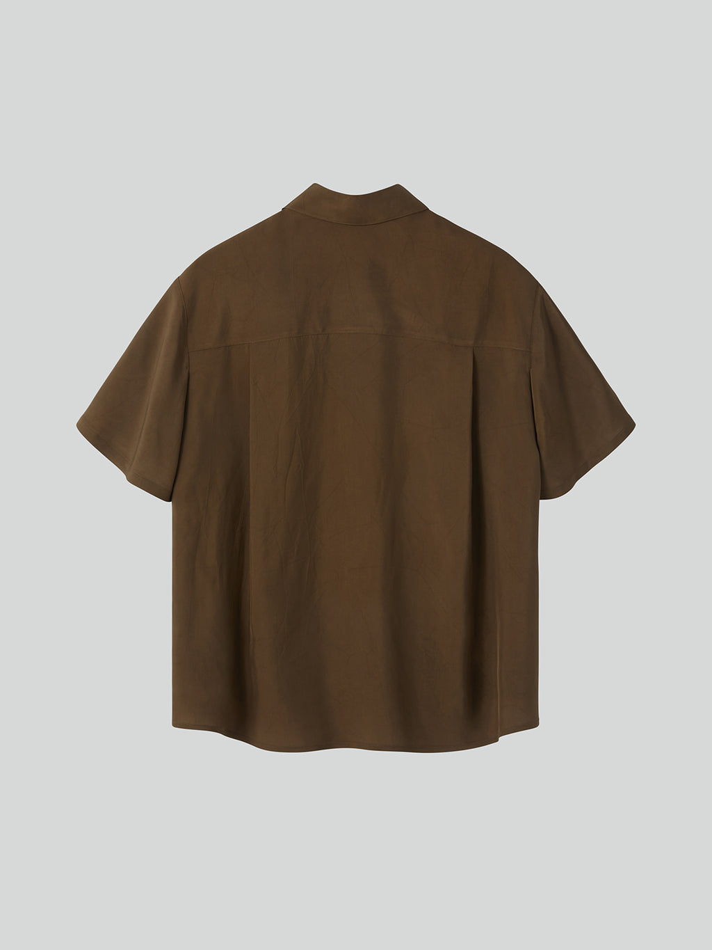 Recto - Wrinkled Fluid Blouse (Khaki Brown) product image 5 | TRAB K-Fashion Australia