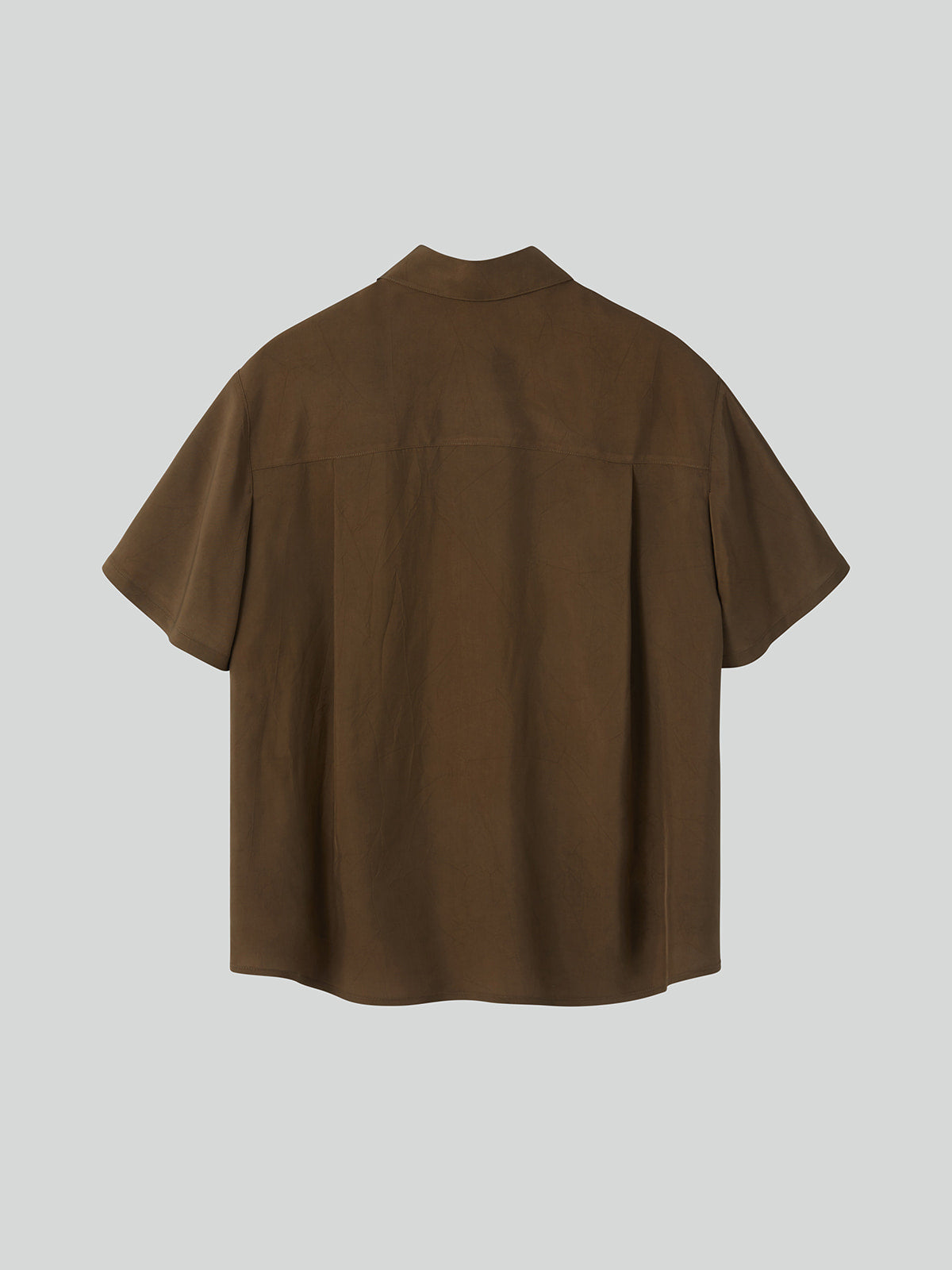 Recto - Wrinkled Fluid Blouse (Khaki Brown) product image 5 | TRAB K-Fashion Australia
