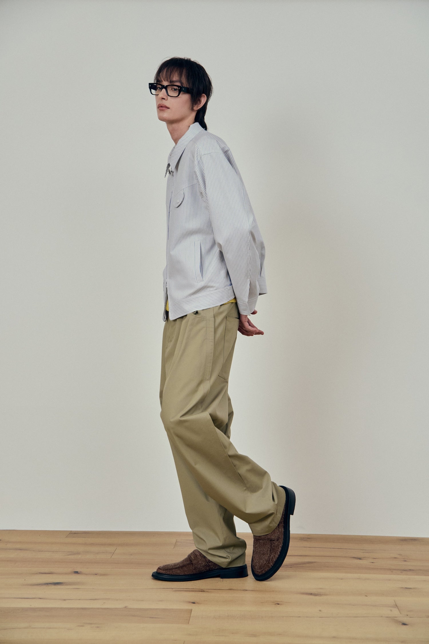 Stu - Embroidery Stripe Jacket Sky (Blue) product image 13 | TRAB K-Fashion Australia