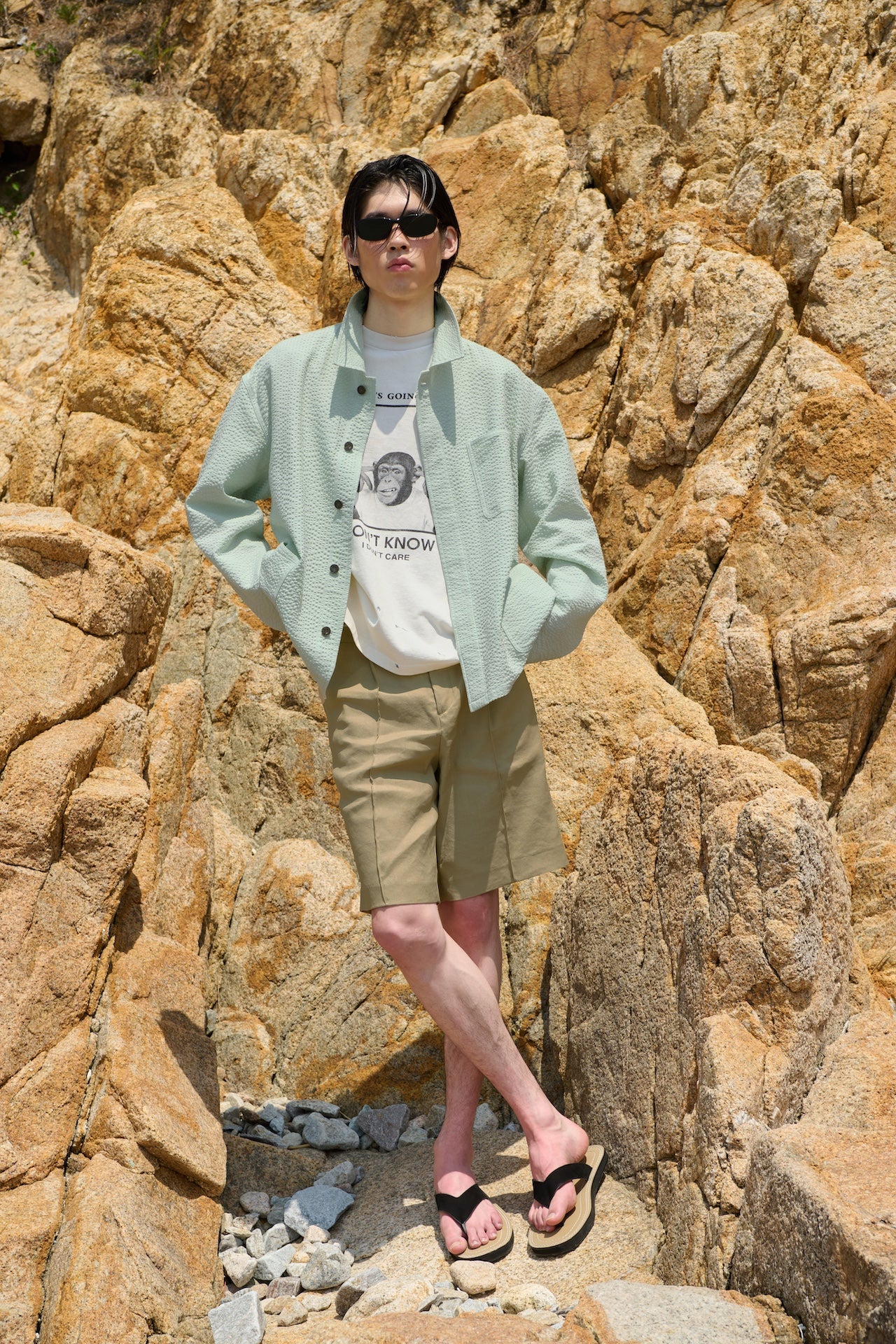 STU - Seersucker Jacket (Mint) product image 7 | TRAB K-Fashion Australia