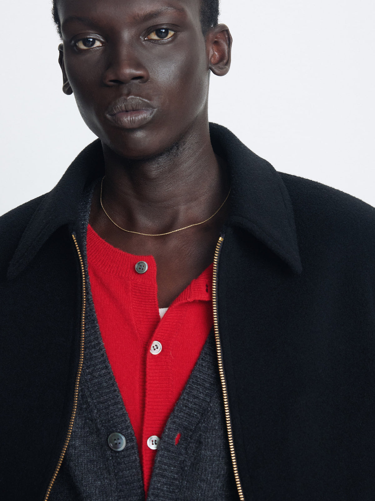 Tonywack - Wool And Cashmere Zippered Jacket (Black) product image 7 | TRAB K-Fashion Australia