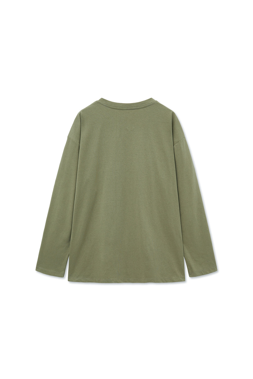 Matin Kim - Tuck Point Long Sleeve Top (Light Khaki) product image 2 | TRAB K-Fashion Australia