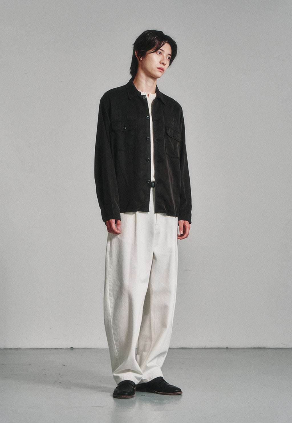 Art if acts - Tencel US Army Shirt (Faded Black) product image 3 | TRAB K-Fashion Australia