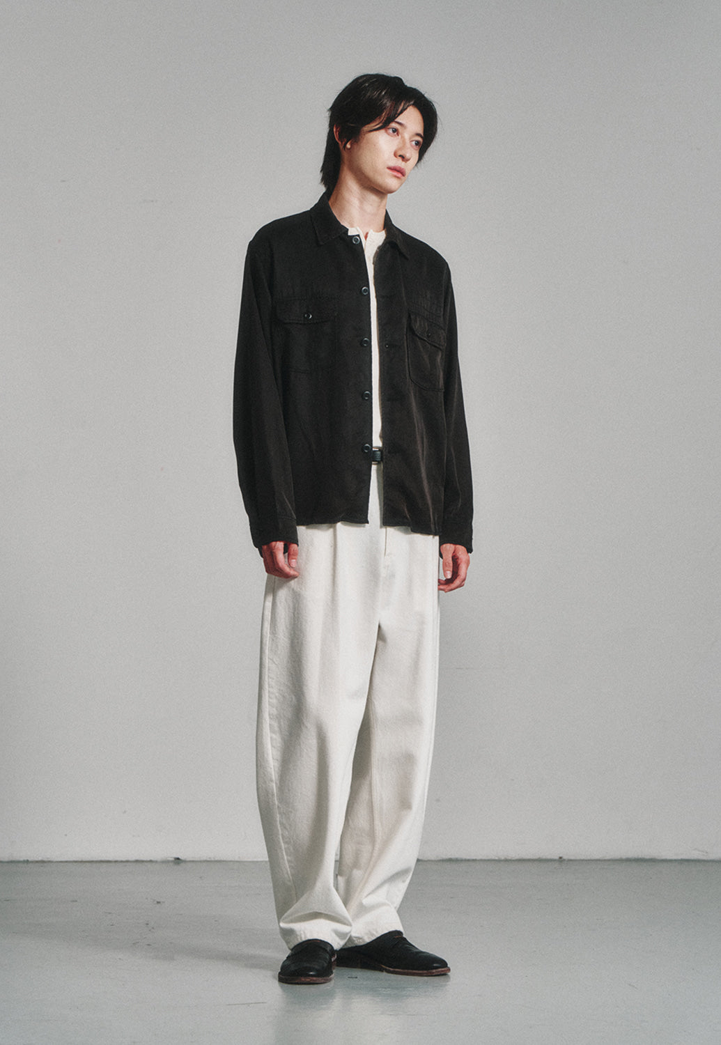 Art if acts - Tencel US Army Shirt (Faded Black) product image 3 | TRAB K-Fashion Australia