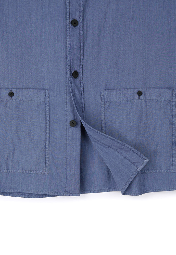 Art if acts - Garment Dyed Two Pocket Half Shirt (French Blue) product image 12 | TRAB K-Fashion Australia