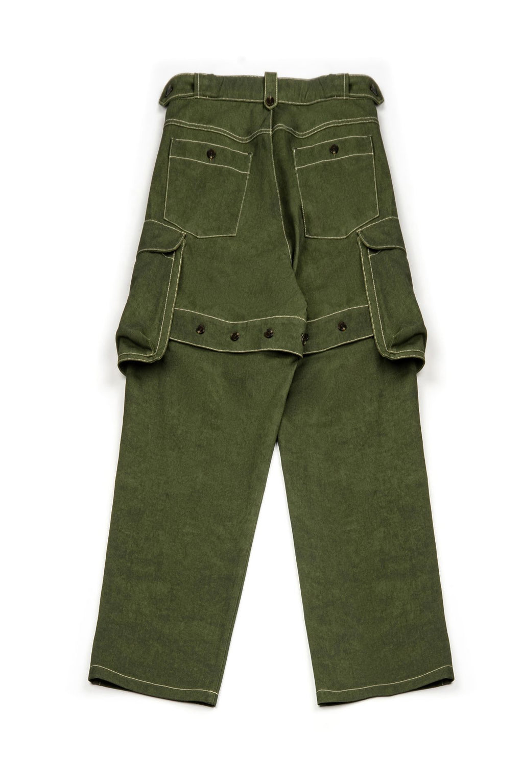 Ioedle - Assembled Cargo Pants With Screws Loosened (Green) product image 3 | TRAB K-Fashion Australia