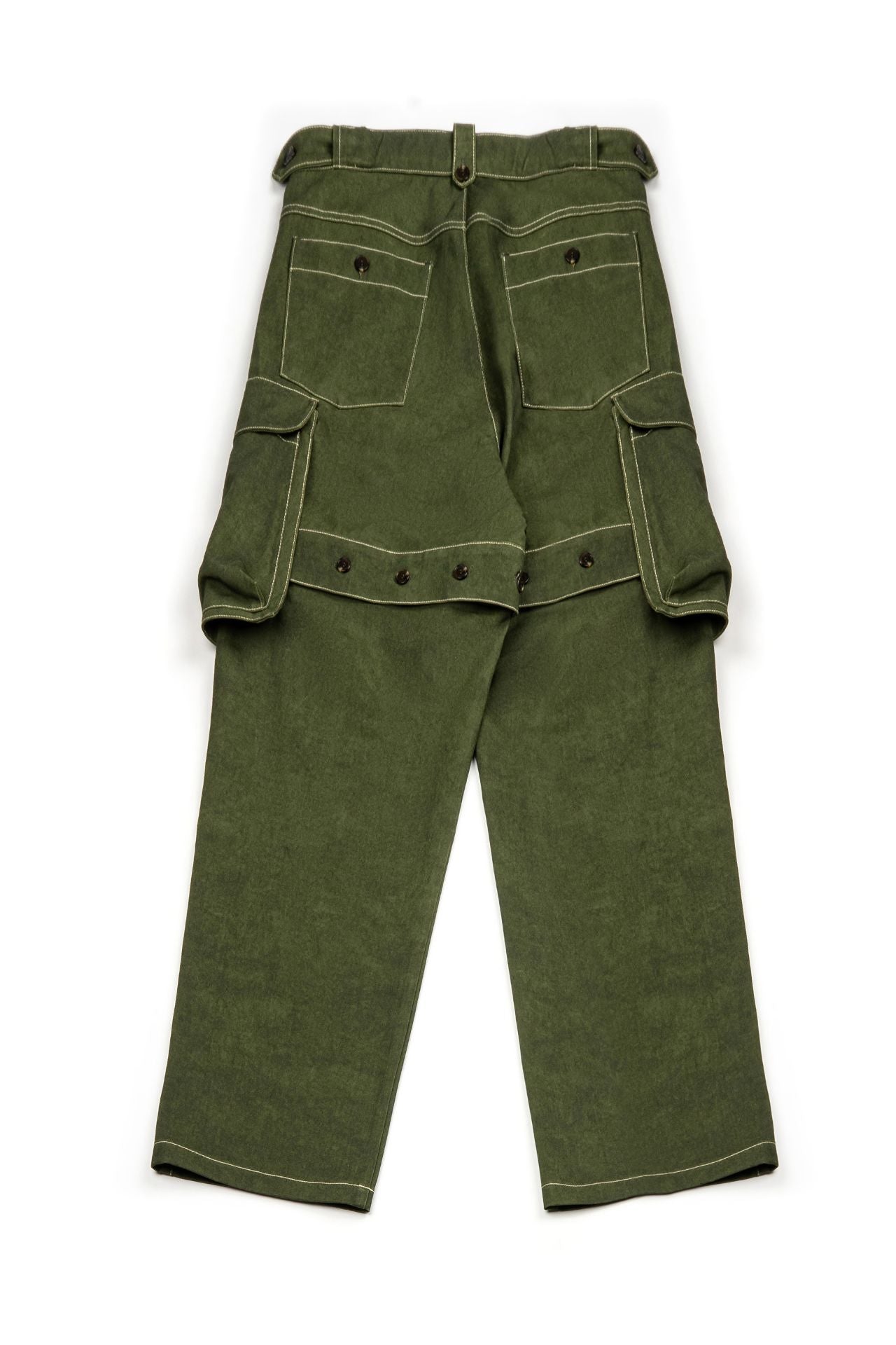 Ioedle - Assembled Cargo Pants With Screws Loosened (Green) product image 3 | TRAB K-Fashion Australia