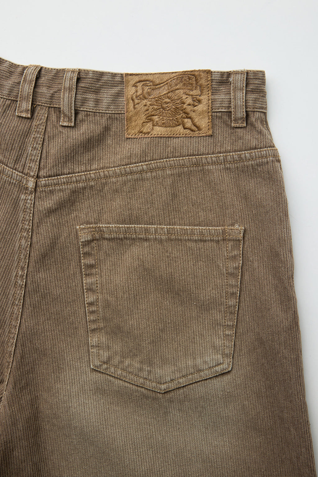 Coor - Brushed Rib Texture Jeans (Washed Beige) product image 6 | TRAB K-Fashion Australia