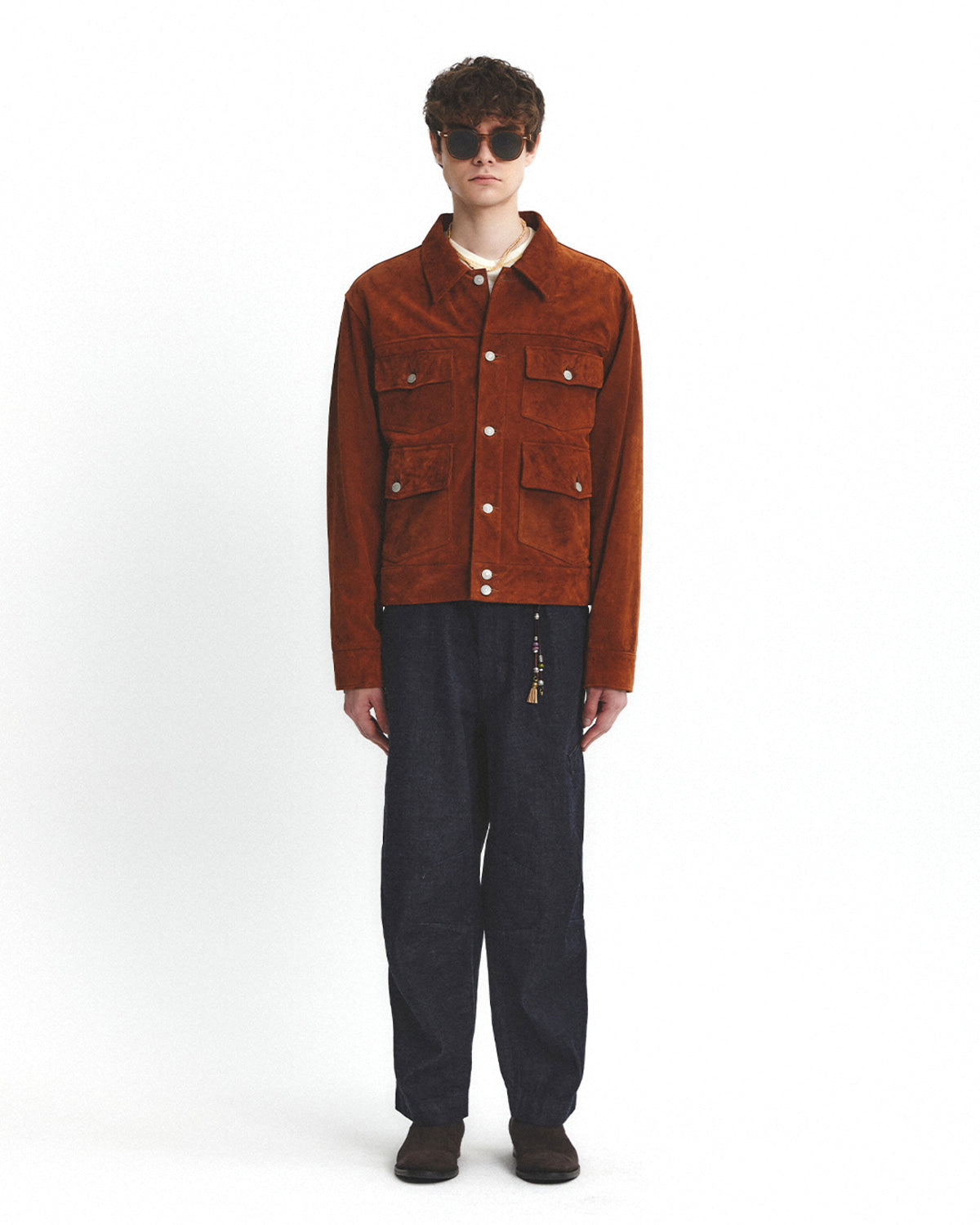 Eastlogue - Trapper Leather Jacket (Brown) product image 1 | TRAB K-Fashion Australia