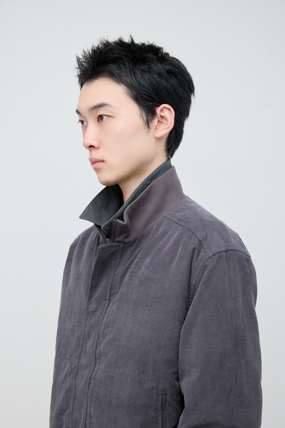 Hatchingroom - Tanker Jacket Corduroy (Purple Grey) product image 8 | TRAB K-Fashion Australia