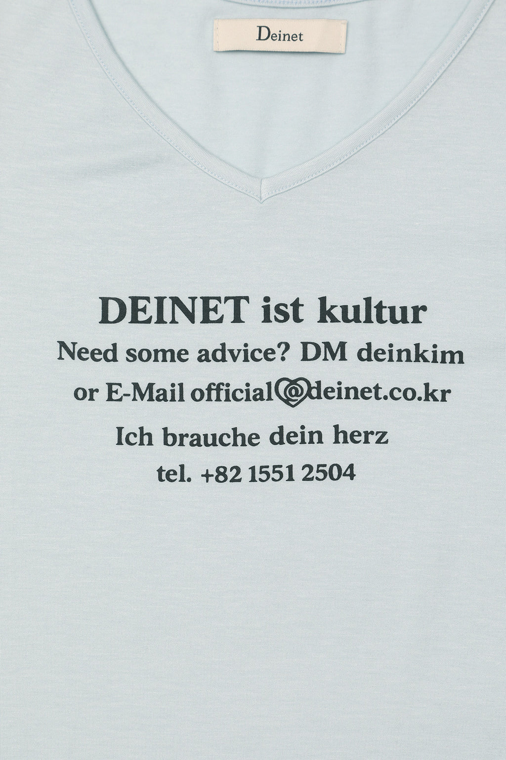 Deinet - V-Neck Lettering Sleeveless (Mint) product image 4 | TRAB K-Fashion Australia