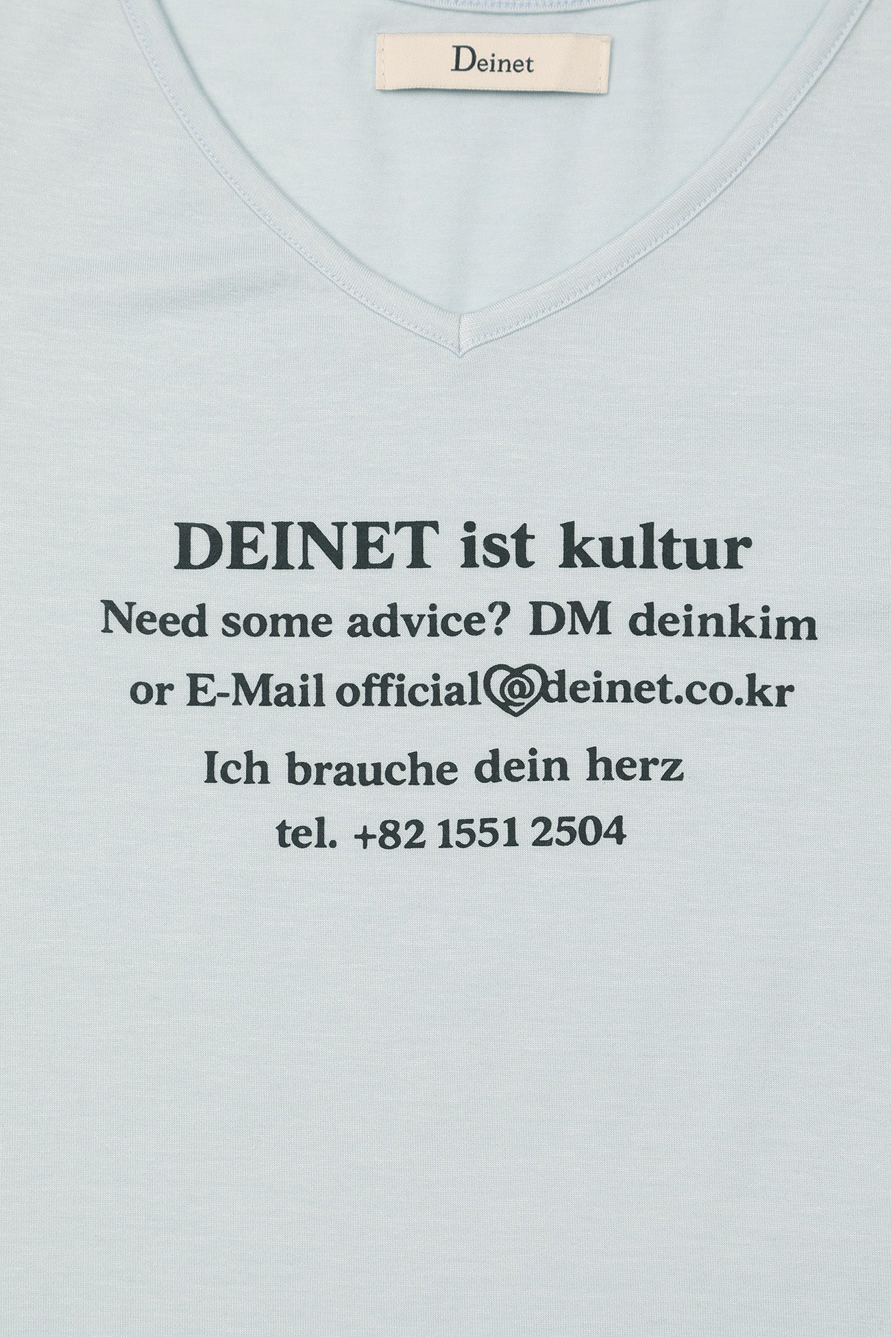 Deinet - V-Neck Lettering Sleeveless (Mint) product image 4 | TRAB K-Fashion Australia