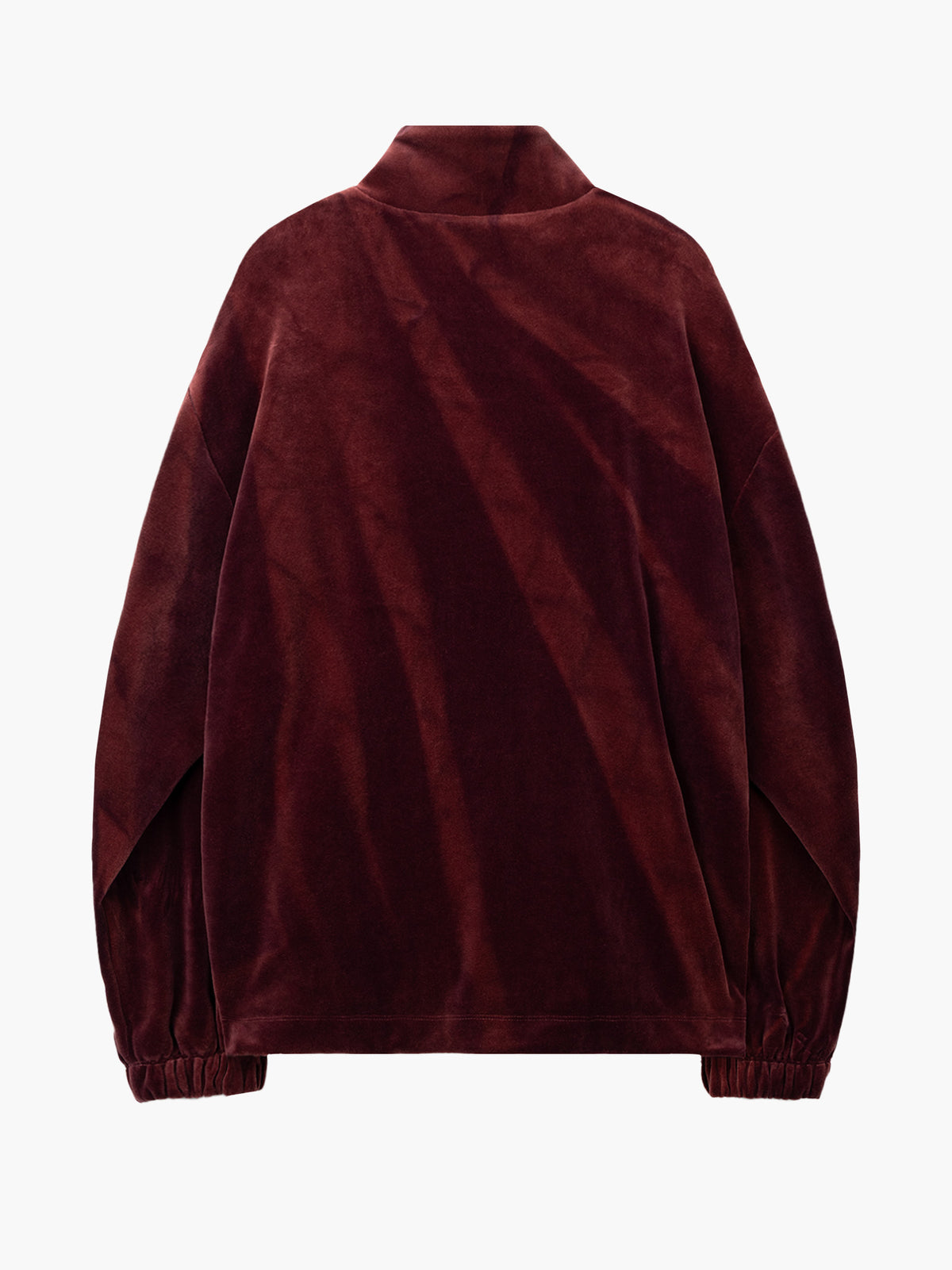 Jiyong Kim - Sun-Bleached Half-Zip Sweatshirt (Burgundy) product image 10 | TRAB K-Fashion Australia
