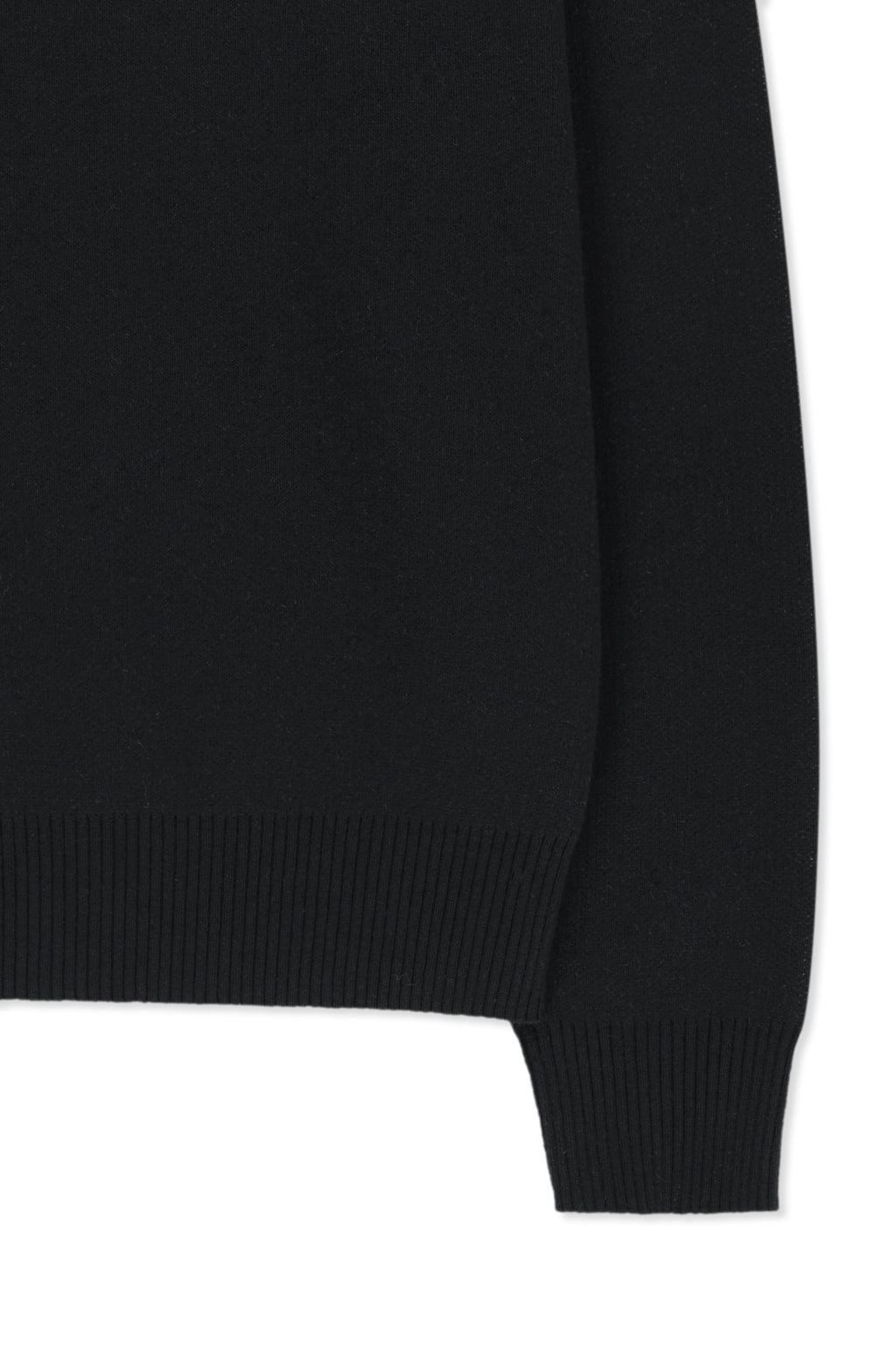 Matin Kim - Calligraphy Back Logo Knit Pullover (Black) product image 4 | TRAB K-Fashion Australia