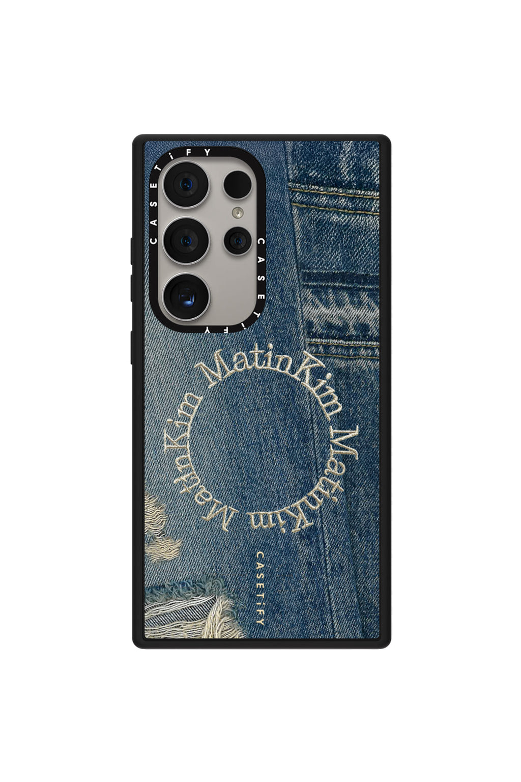 Matin Kim - Matin Kim X Casetify Denim Circle Case (Blue) product image 8 | TRAB K-Fashion Australia