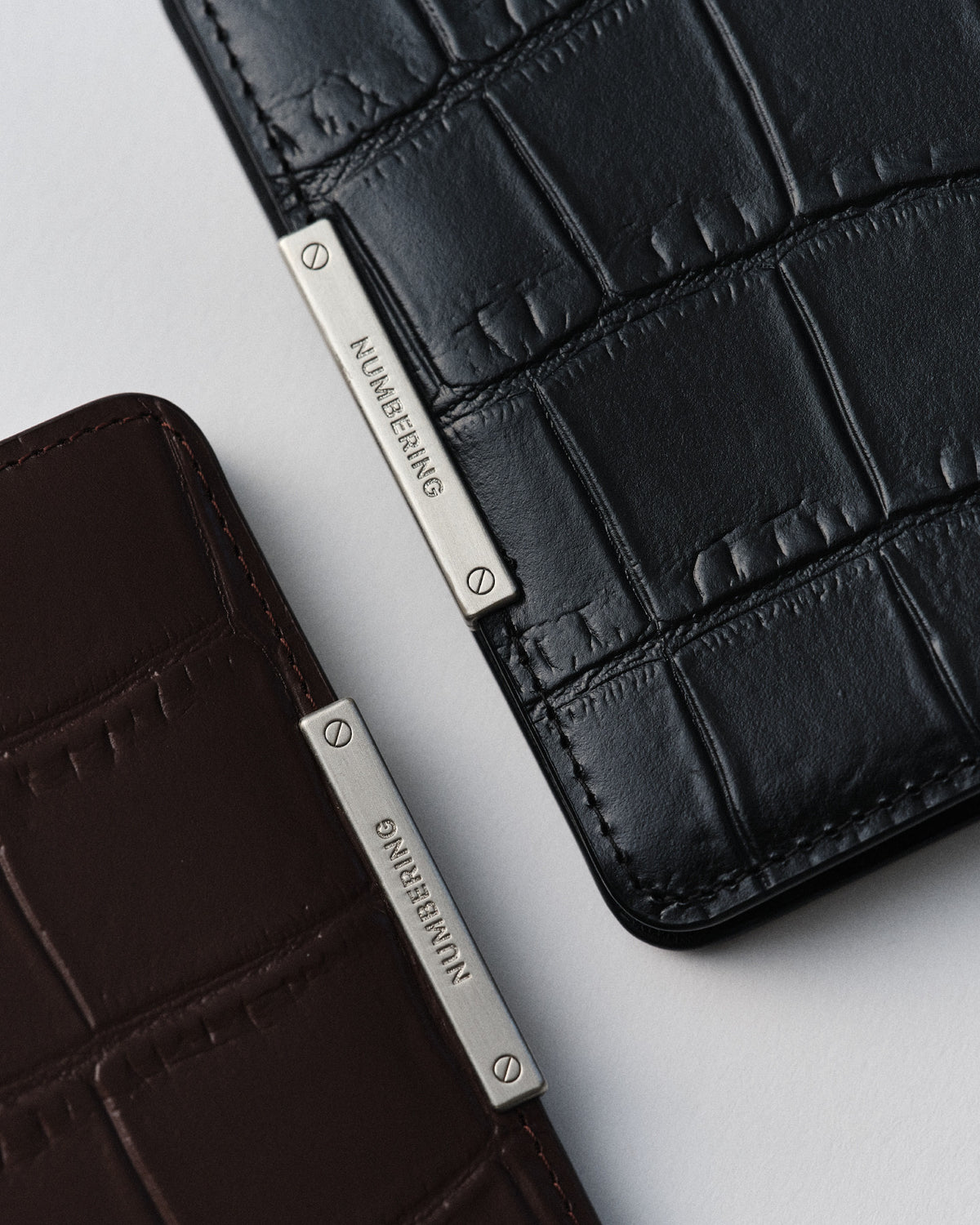 Numbering - Croc Leather Bifold Wallet #1061 product image 4 | TRAB K-Fashion Australia