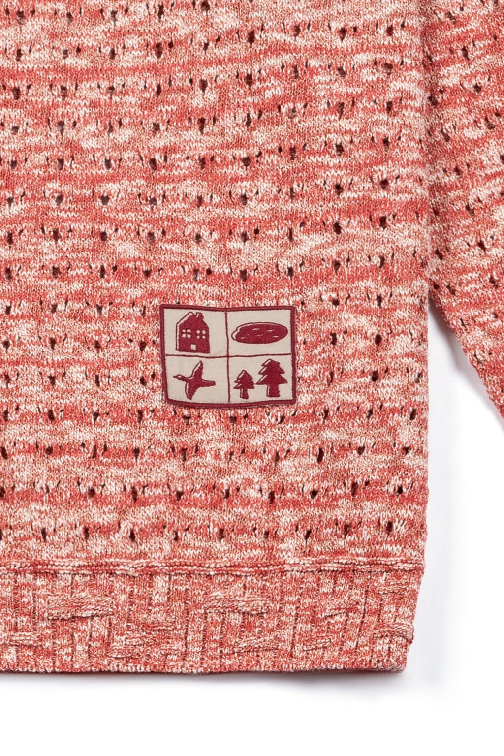Ioedle - Window View Mesh Knit (Red) product image 5 | TRAB K-Fashion Australia