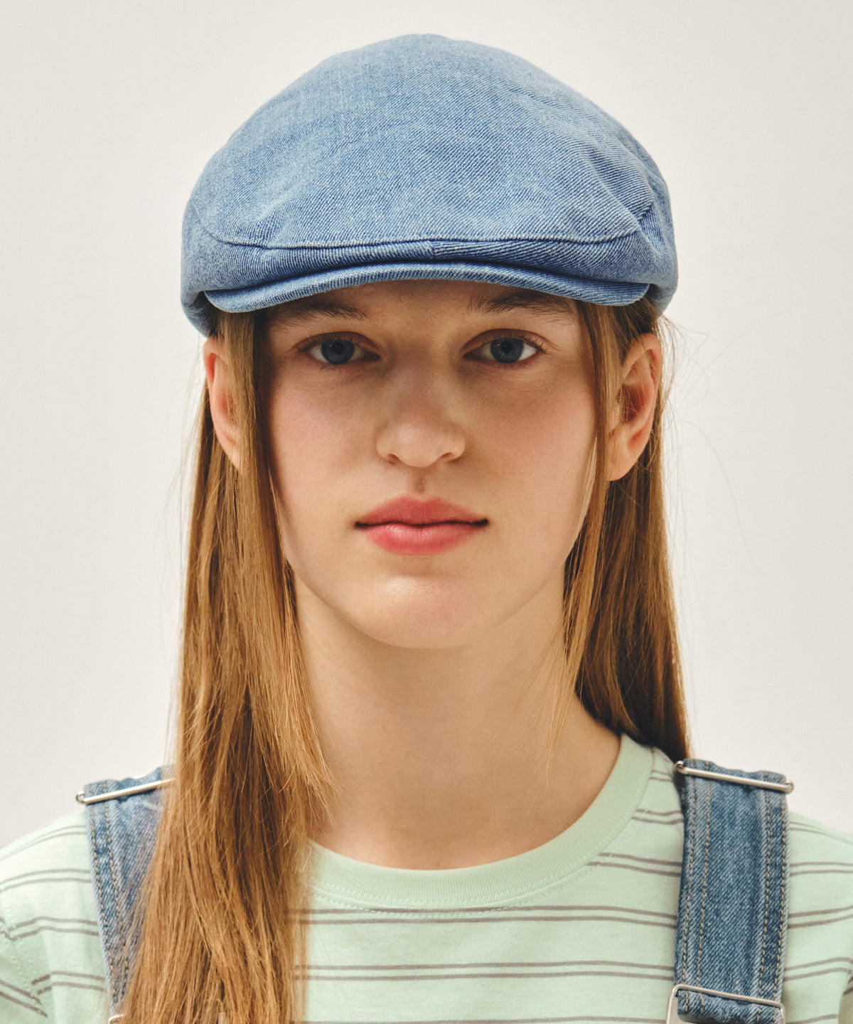 Marithe & Francois Girbaud - Circle Logo Hunting Cap (Blue) product image 5 | TRAB K-Fashion Australia