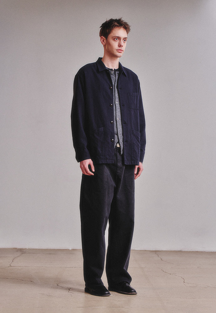 Art if acts - SILK NEP Work Jacket_Japanese Fabric (Deep Navy) product image 4 | TRAB K-Fashion Australia