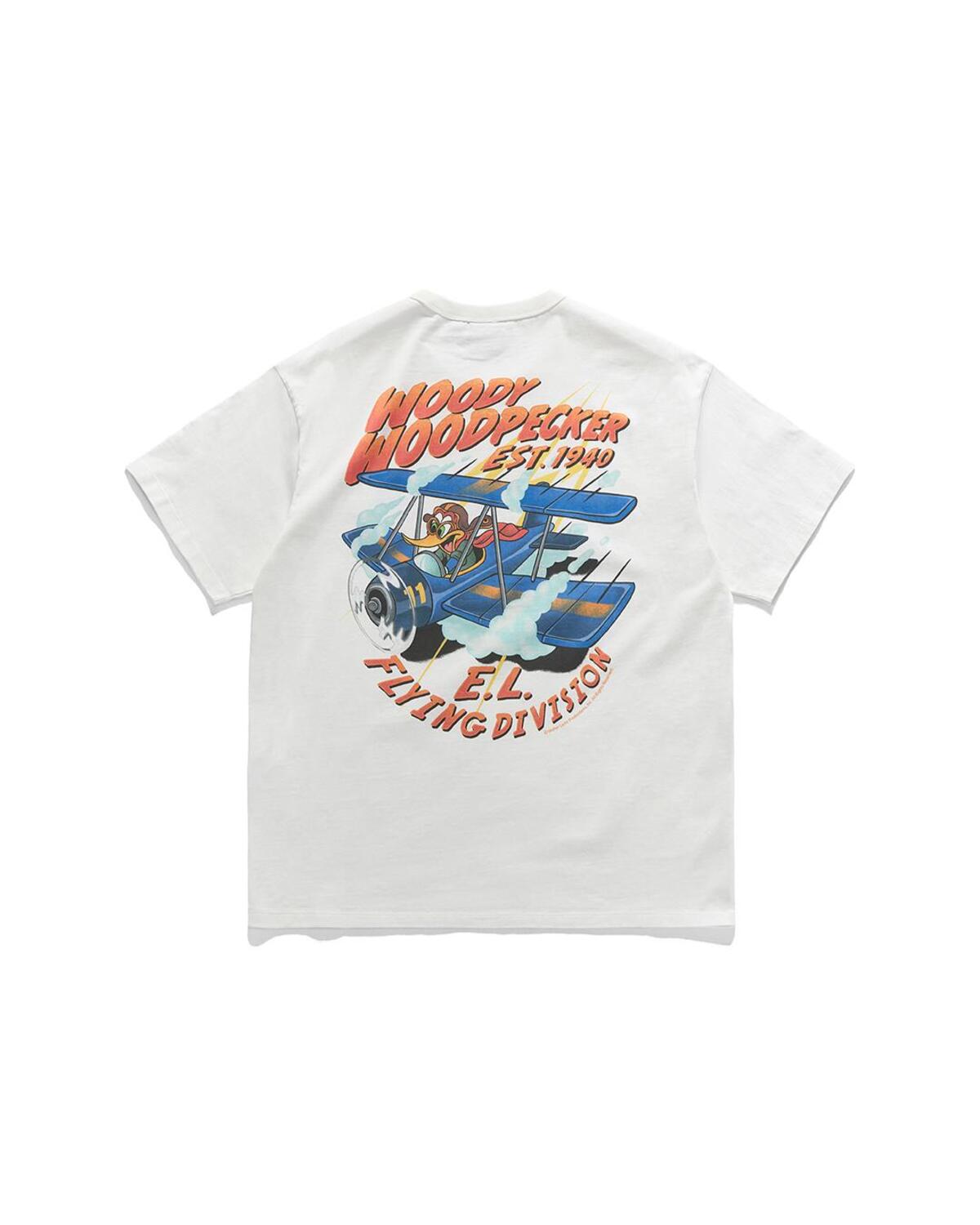 Eastlogue - Pilot Woody Comic T-shirt (White) product image 1 | TRAB K-Fashion Australia