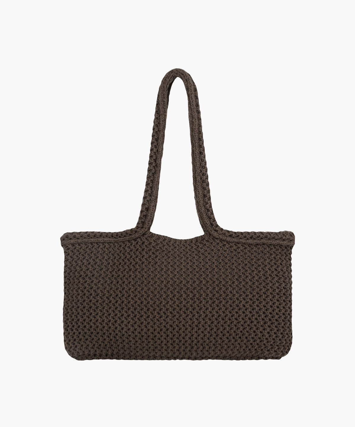 Marithe & Francois Girbaud - Classic Logo Net Shoulder Bag (Dark Brown) product image 3 | TRAB K-Fashion Australia