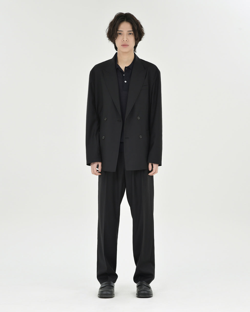 Brownyard - Double Breasted Jacket (Black) product image 1 | TRAB K-Fashion Australia