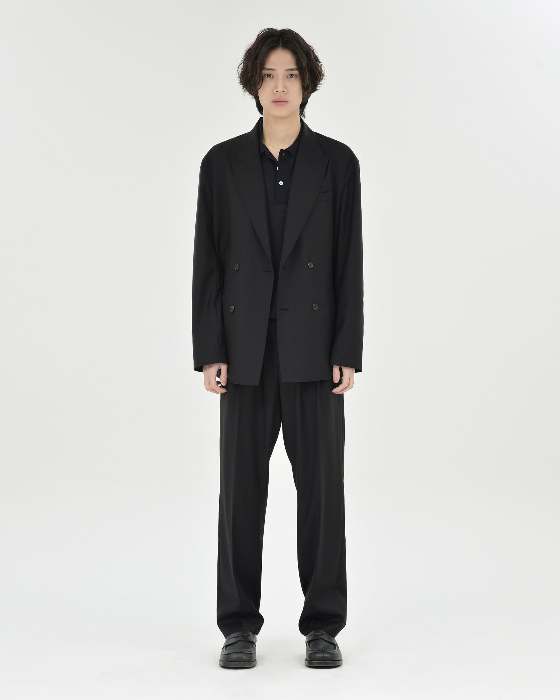 Brownyard - Double Breasted Jacket (Black) product image 1 | TRAB K-Fashion Australia