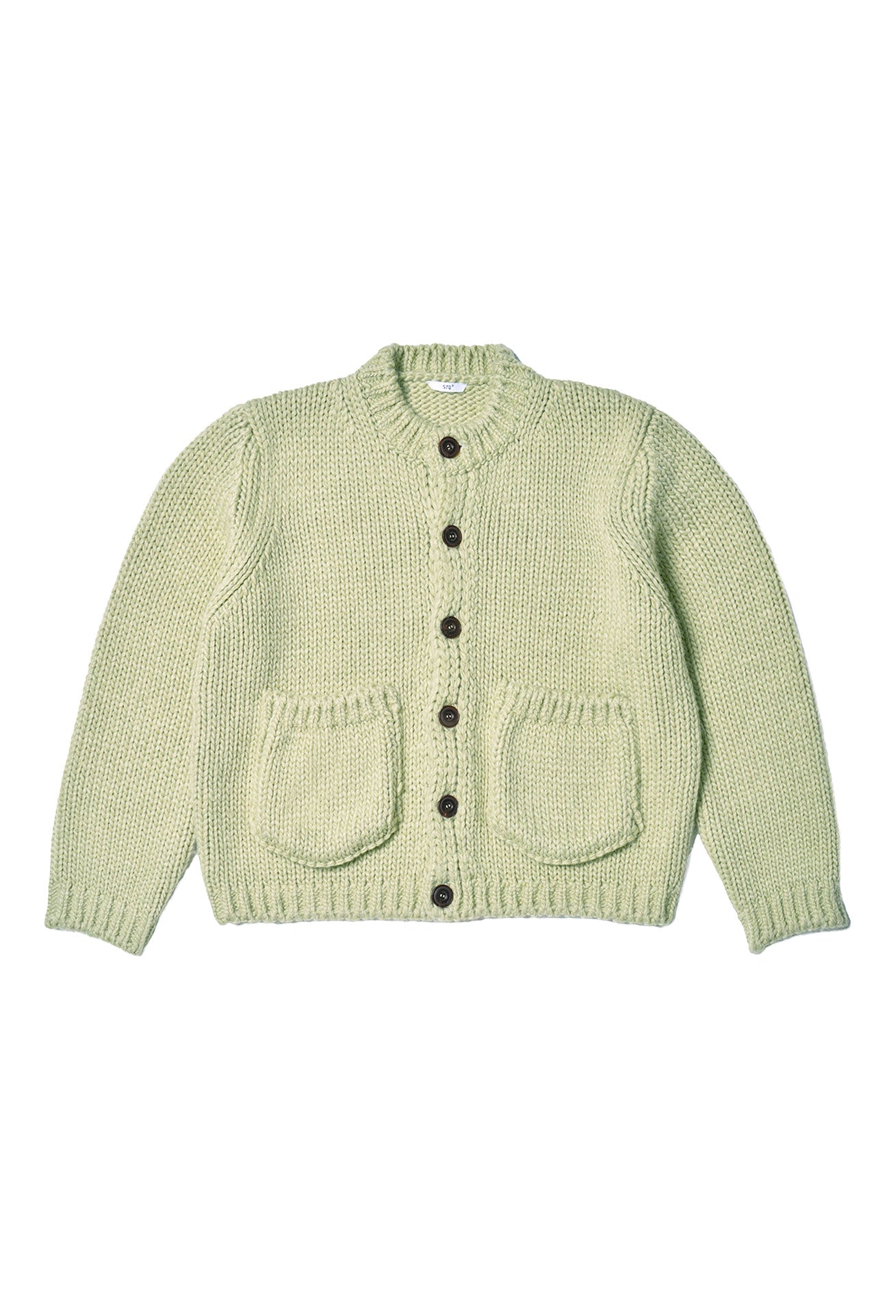 STU - Dimension Pocket Cardigan In Sage (Green) product image 12 | TRAB K-Fashion Australia