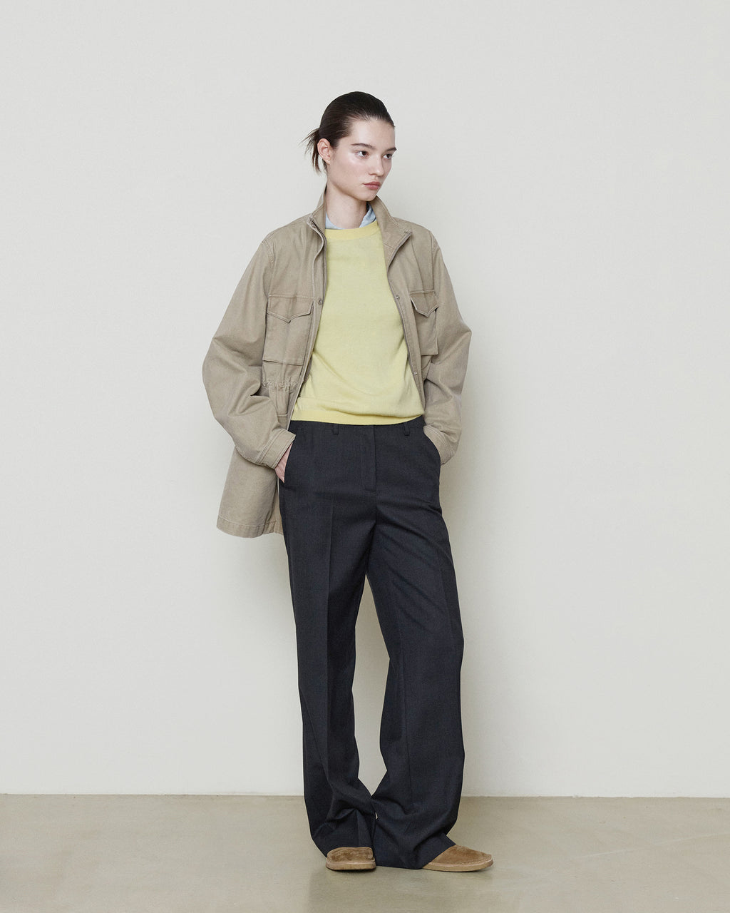 Brownyard - M-65 Field Jacket (Washed Beige) product image 3 | TRAB K-Fashion Australia