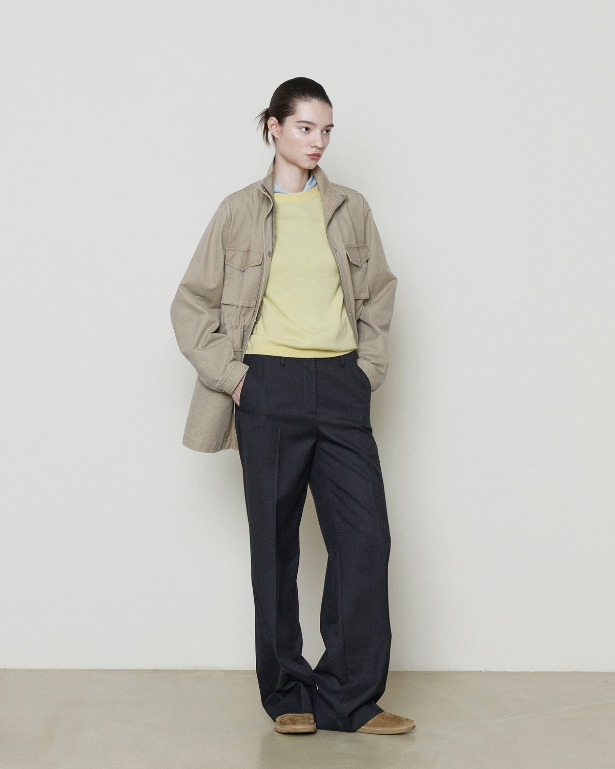 Brownyard - M-65 Field Jacket (Washed Beige) product image 3 | TRAB K-Fashion Australia