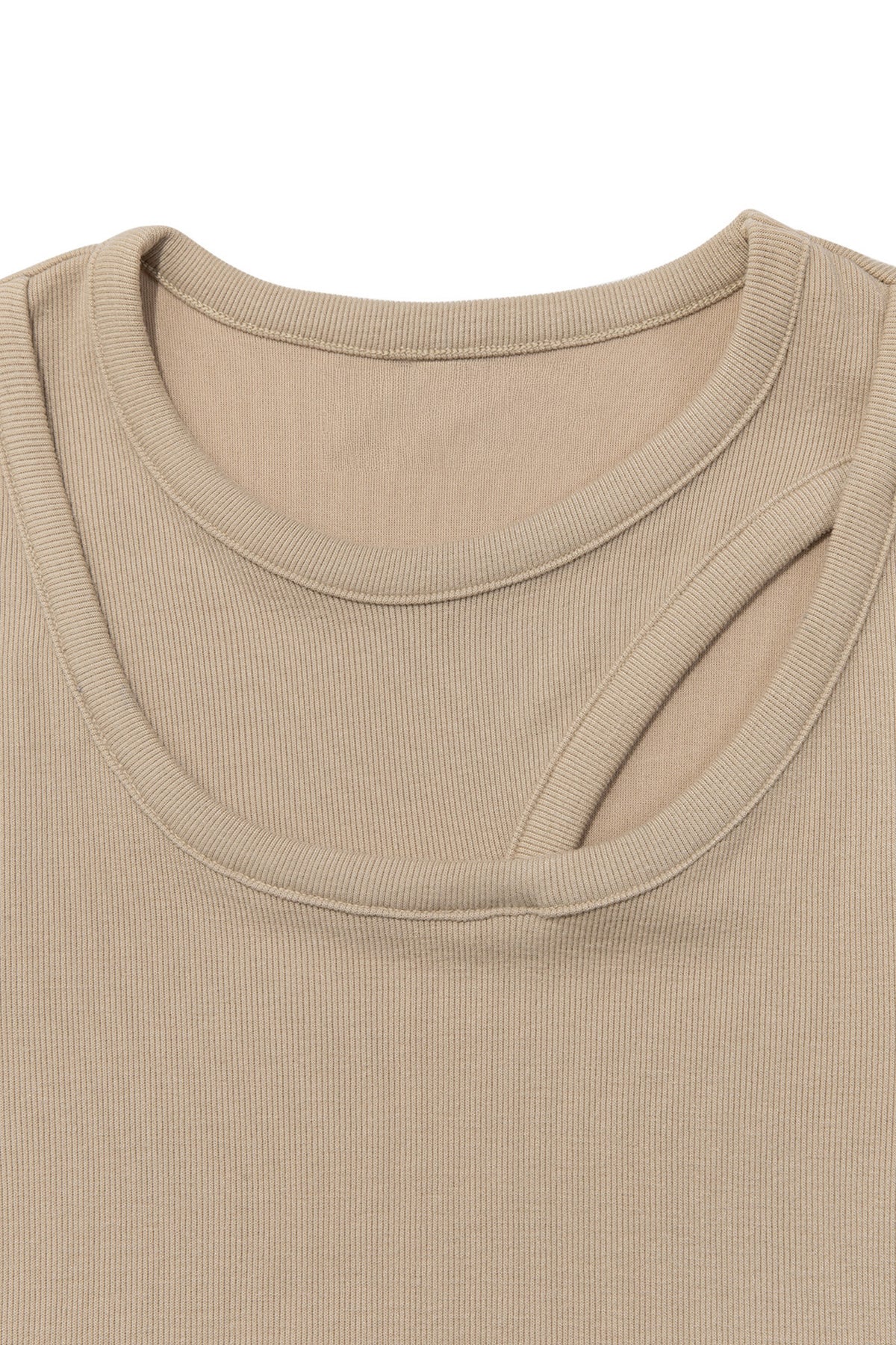 Deinet - [yoon Soap X Deinet] Detail Sleeveless (Beige) product image 4 | TRAB K-Fashion Australia