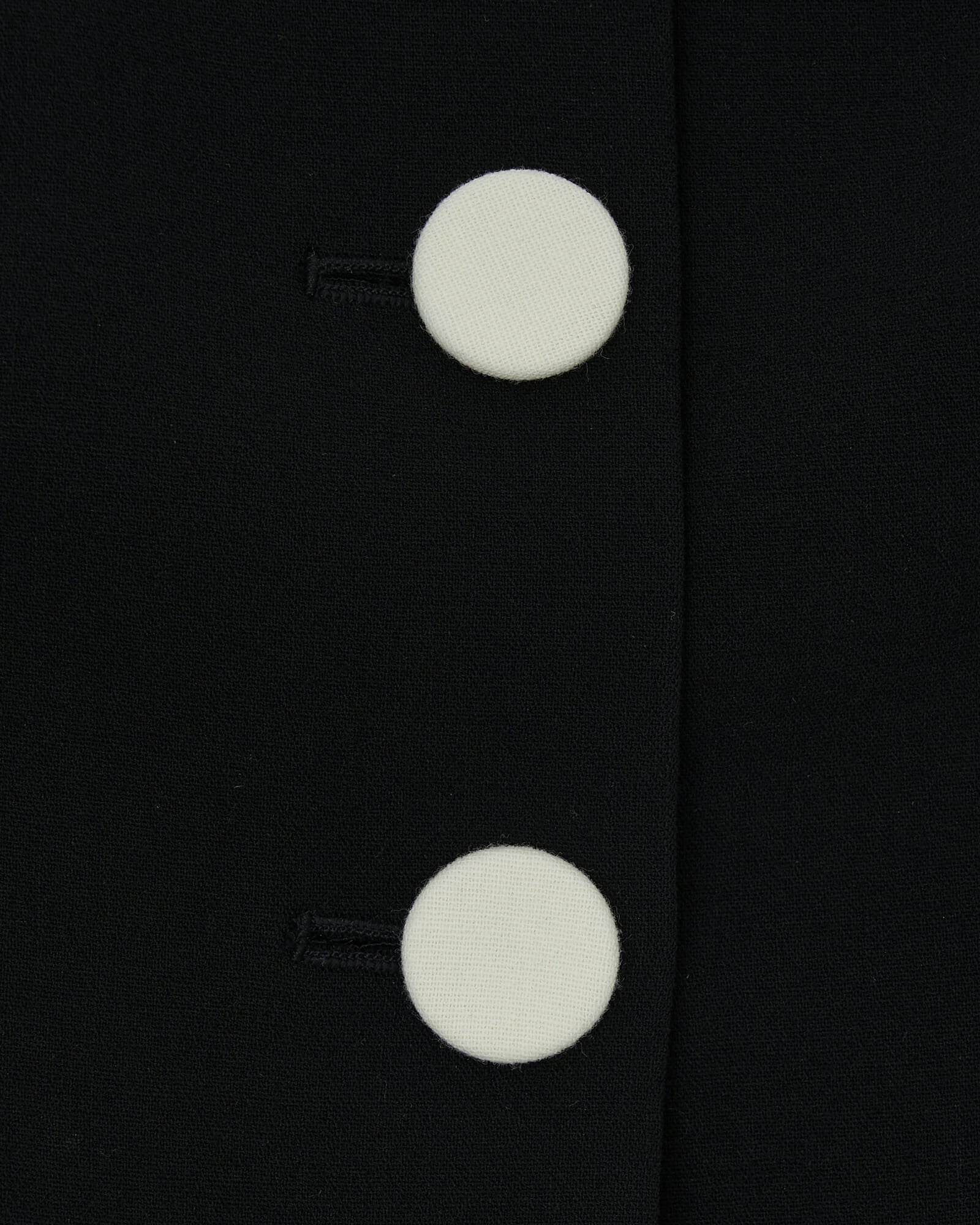 Kimhe Kim - Bandeau Wool-Blended Mini Dress (Black/Ivory) product image 9 | TRAB K-Fashion Australia