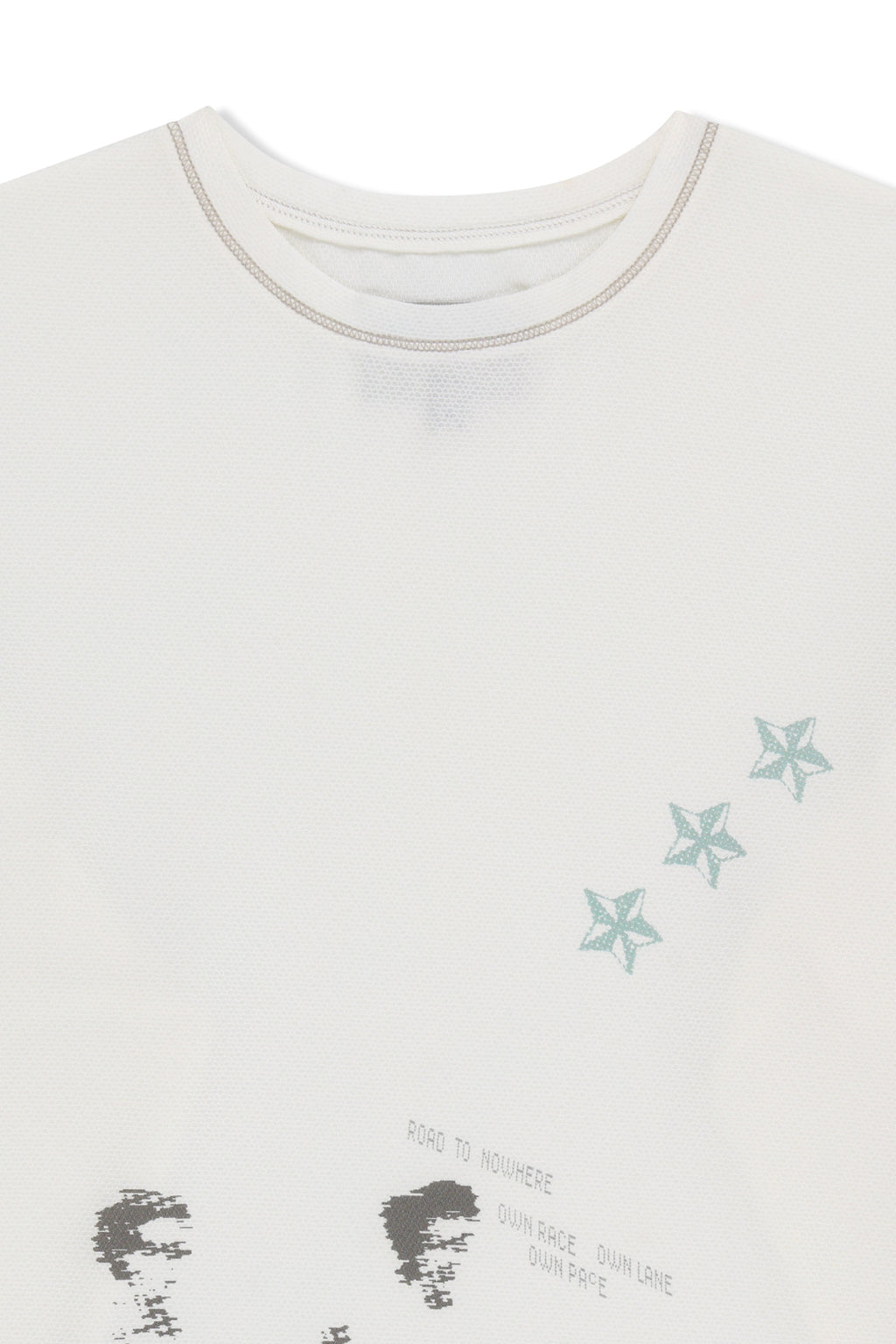 Matin Kim - Matin Pace Graffiti Covered Top (Ivory) product image 3 | TRAB K-Fashion Australia
