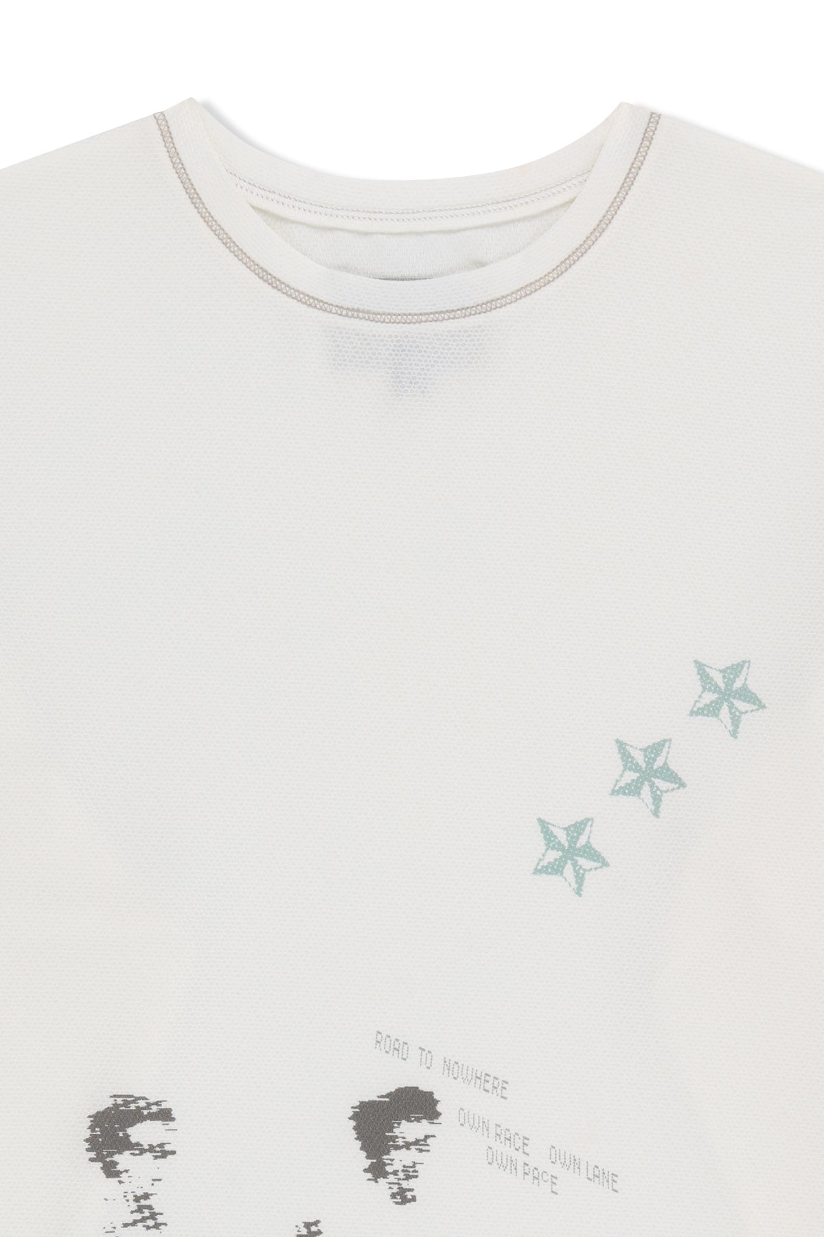 Matin Kim - Matin Pace Graffiti Covered Top (Ivory) product image 3 | TRAB K-Fashion Australia
