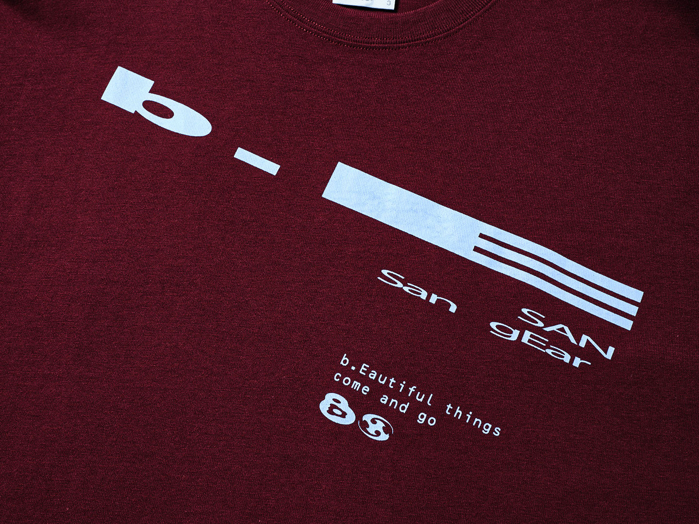 San San Gear - San San X B.E Sprout T-Shirt (Wine) product image 8 | TRAB K-Fashion Australia