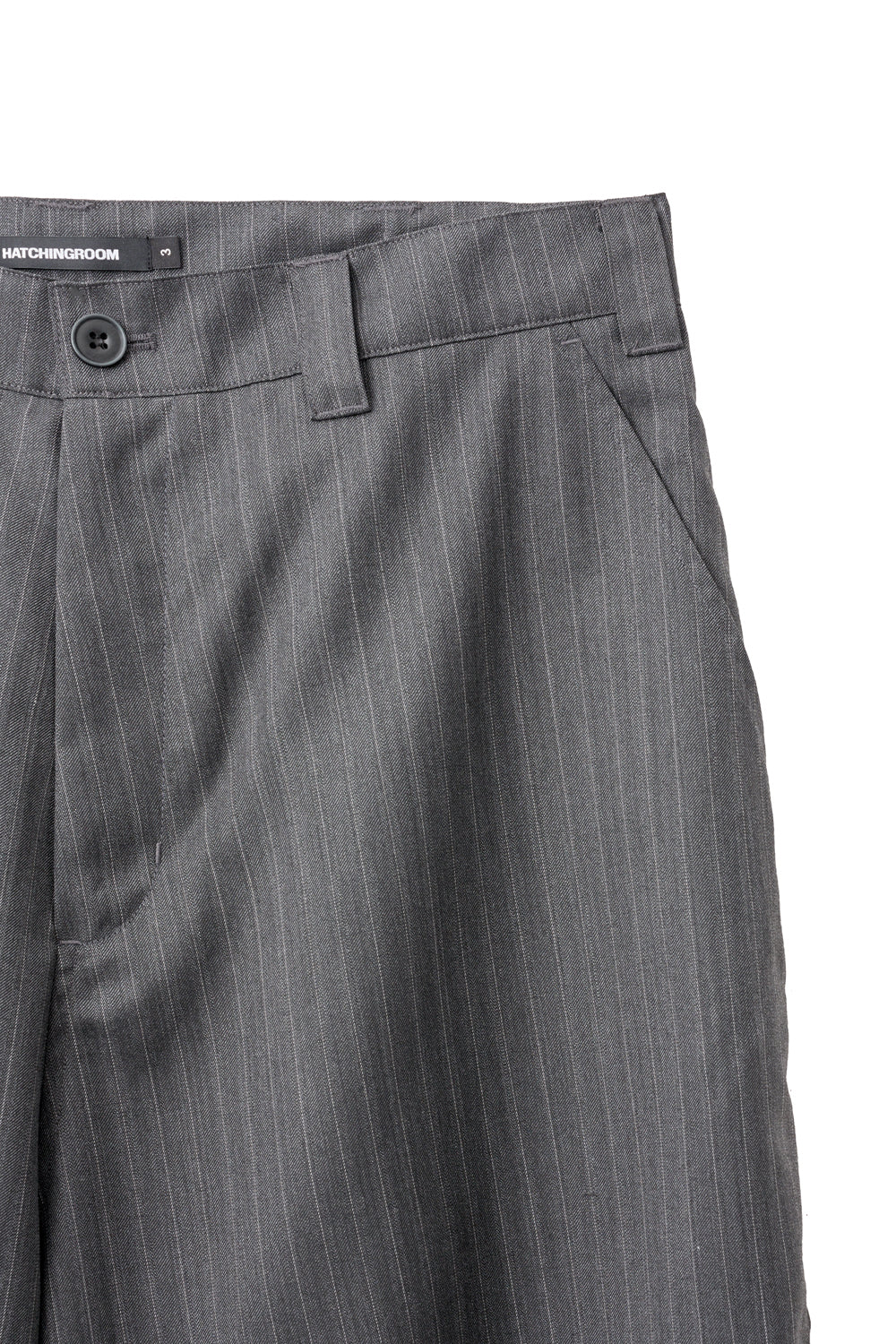 Hatchingroom - Snow Shorts Wool Stripe (Grey) product image 4 | TRAB K-Fashion Australia