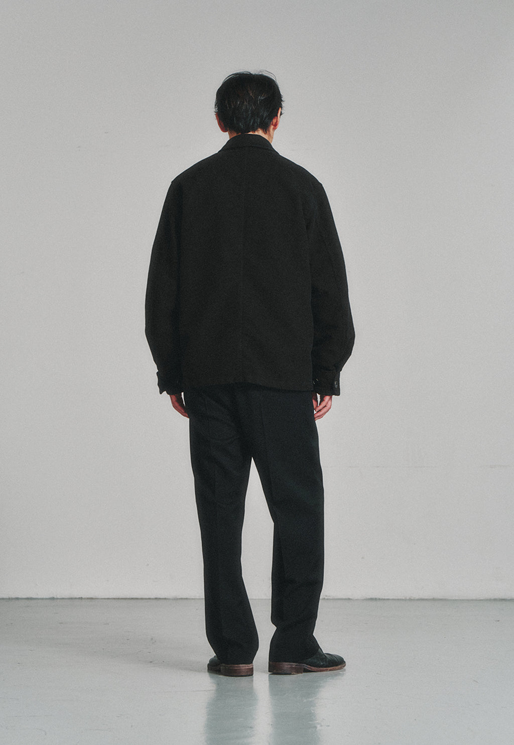 Art if acts - Washed Moleskin French Work Jacket (Faded Black) product image 4 | TRAB K-Fashion Australia