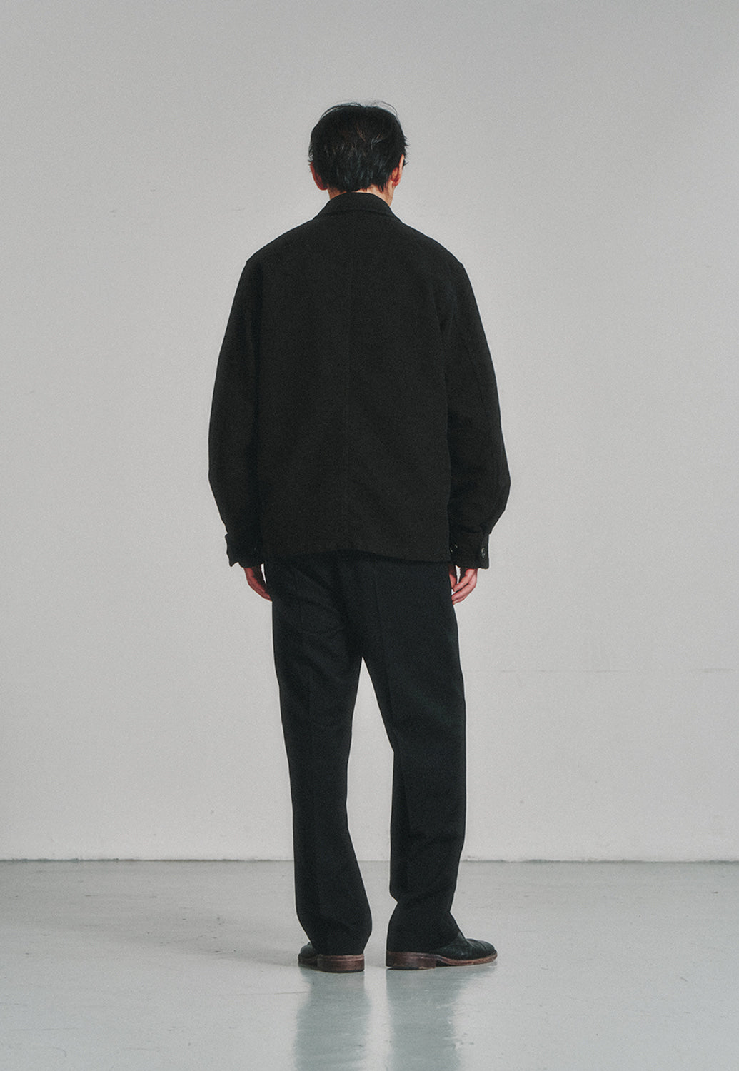 Art if acts - Washed Moleskin French Work Jacket (Faded Black) product image 4 | TRAB K-Fashion Australia
