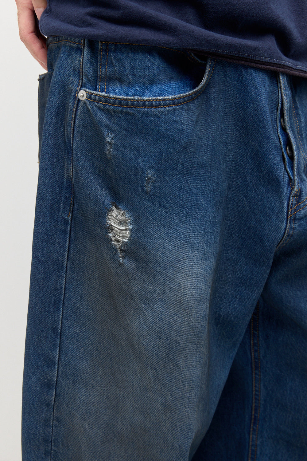Hatchingroom - Regular Selvedge Jeans (Dusty Blue) product image 12 | TRAB K-Fashion Australia