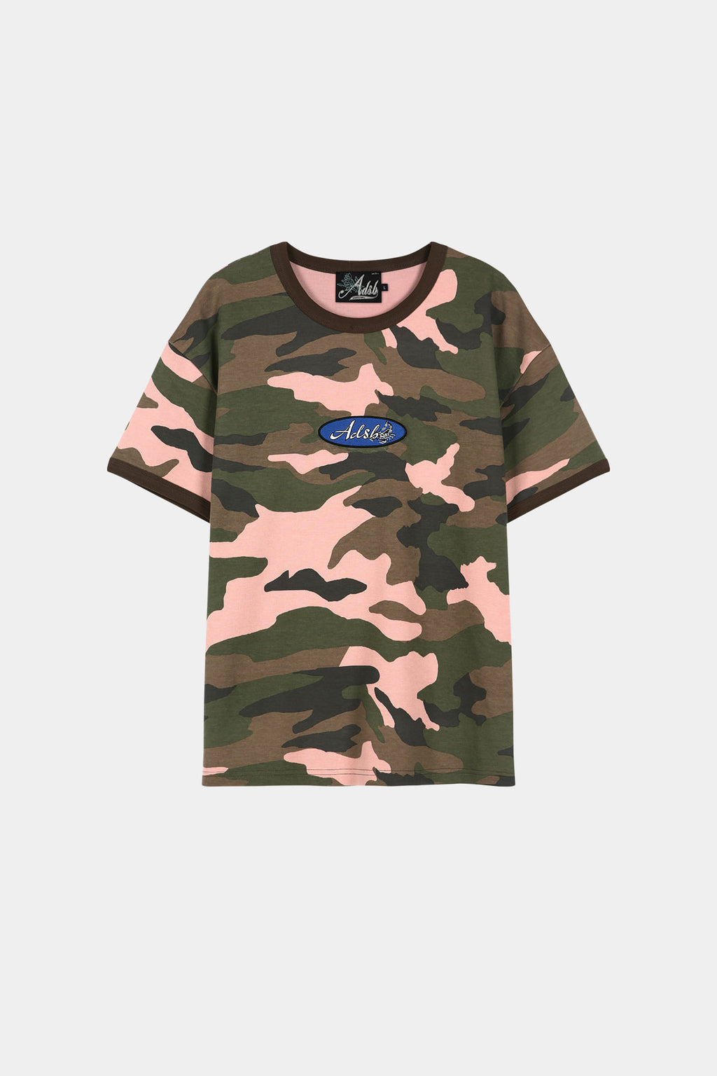Andersson Bell - (essential) Camouflage Ringer T-Shirt (Pink Camouflage) product image 7 | TRAB K-Fashion Australia