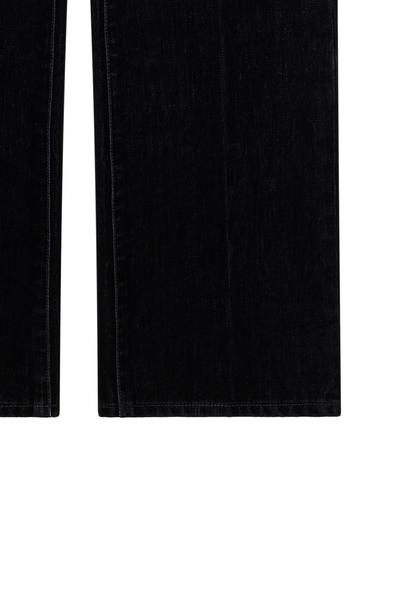 Deinet - Velvet Washed Boot Cut Denim Pants (Black) product image 15 | TRAB K-Fashion Australia