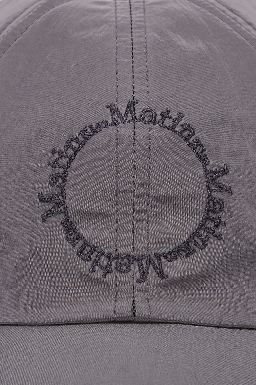 Matin Kim - Crisp Logo Ball Cap (Silver) product image 3 | TRAB K-Fashion Australia