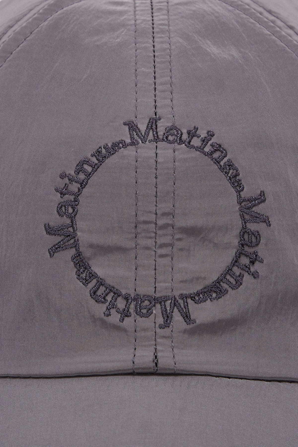 Matin Kim - Crisp Logo Ball Cap (Silver) product image 3 | TRAB K-Fashion Australia